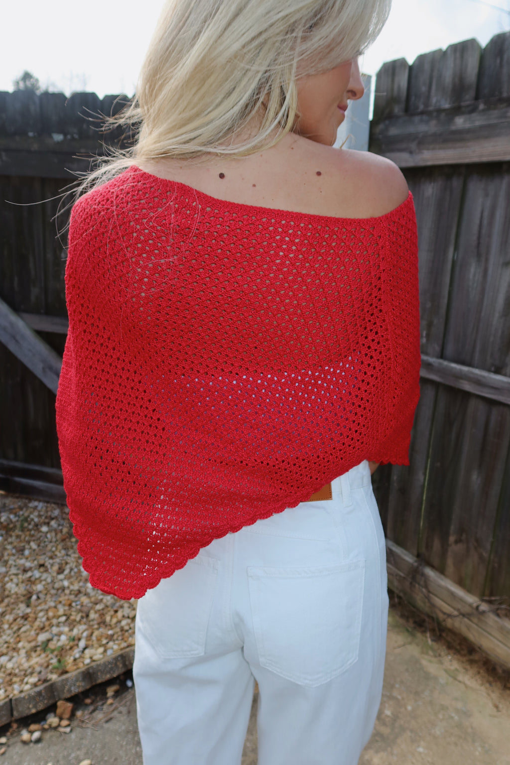 Sunset Crochet Poncho