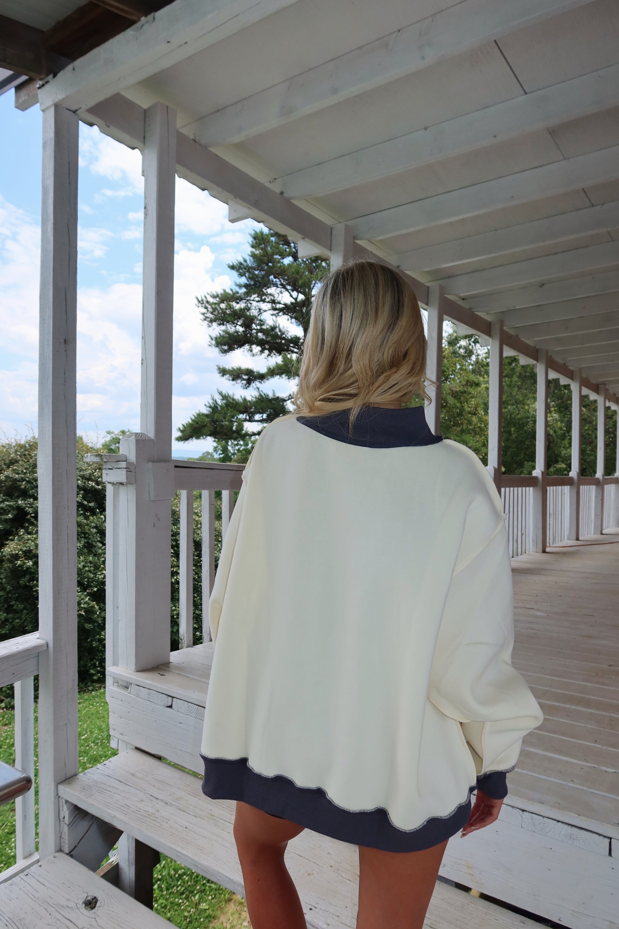 SAVED BY GRACE MOCK-NECK