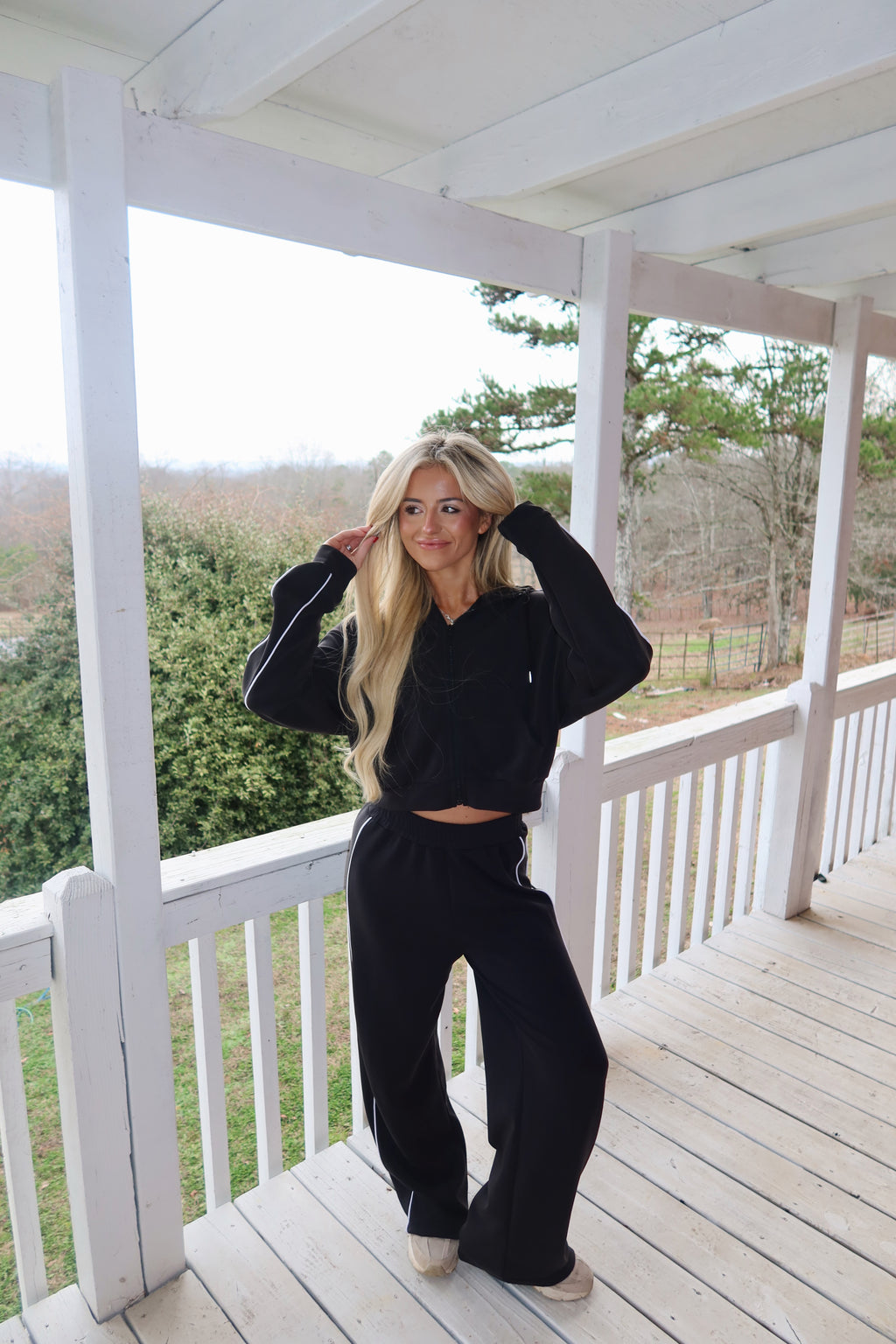 Scuba Zip Up (Black)
