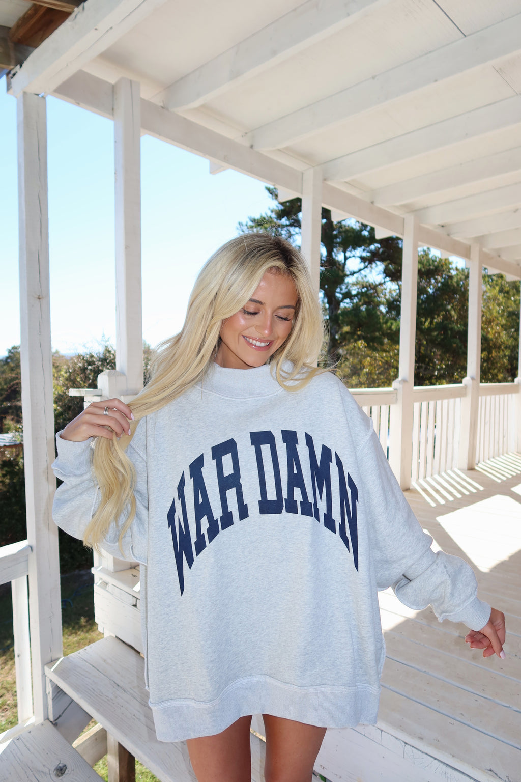 Gameday Reversible Mockneck-Auburn