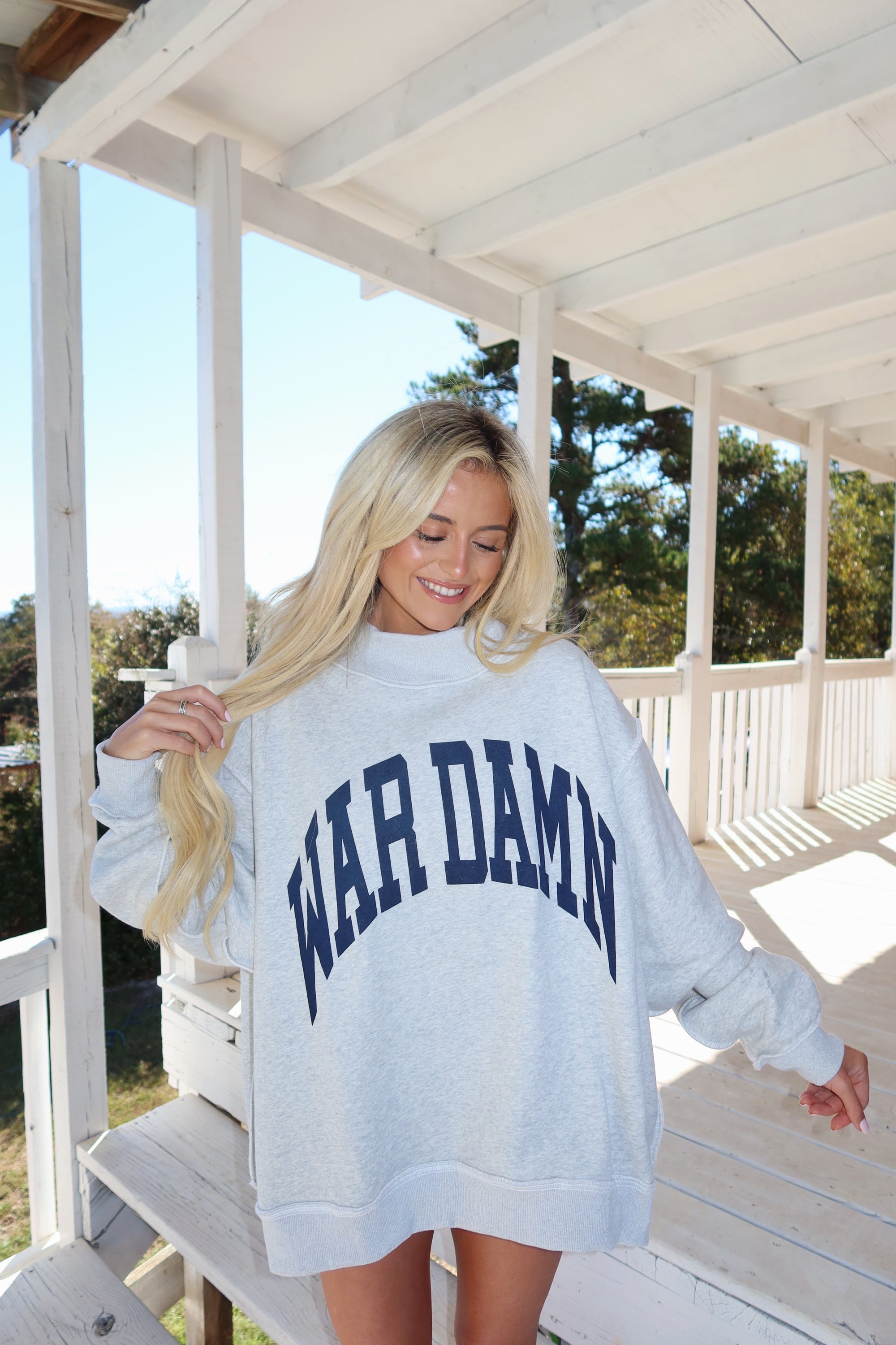 Gameday Reversible Mockneck-Auburn