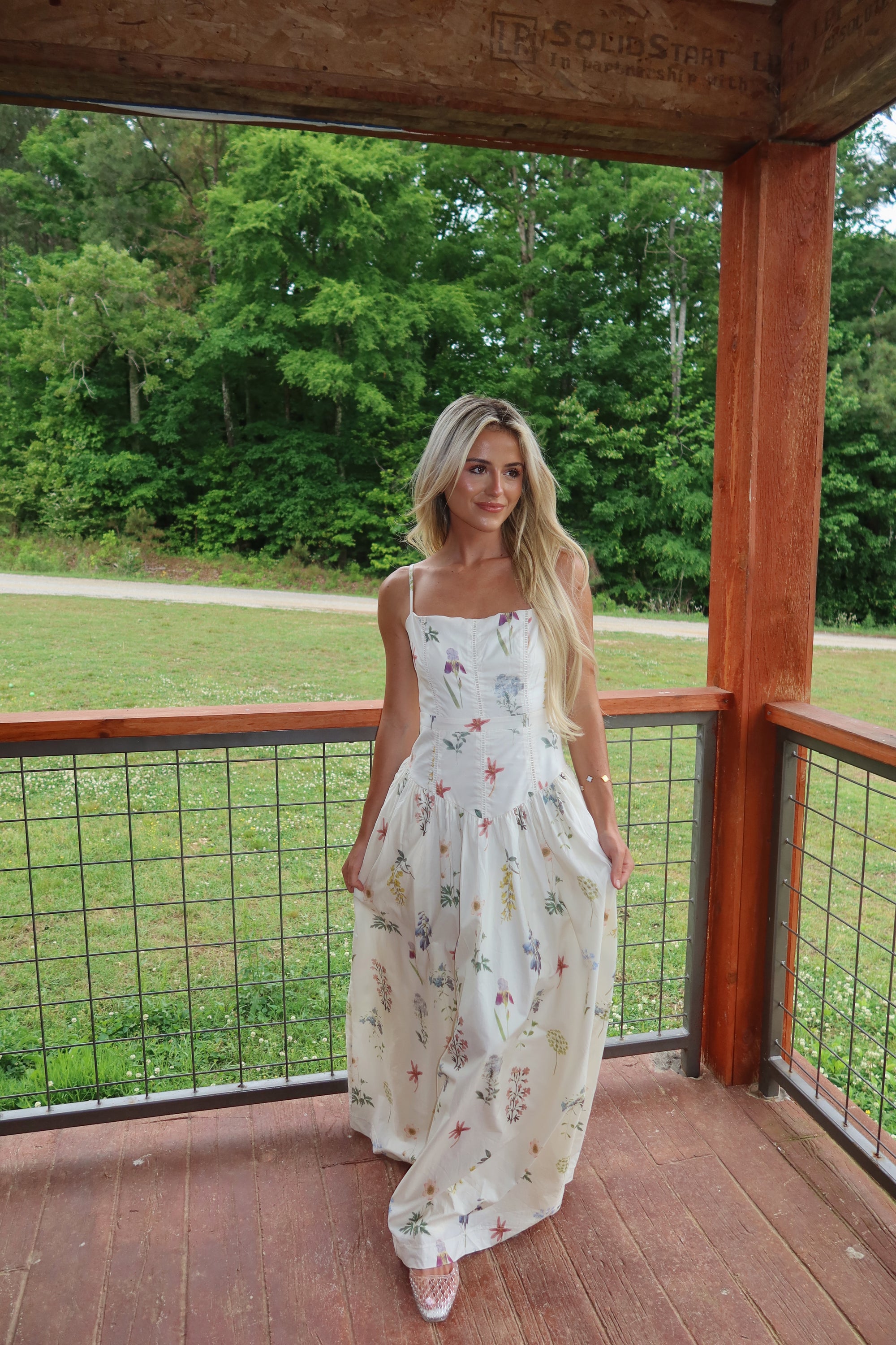 Sunlit Garden Party Maxi