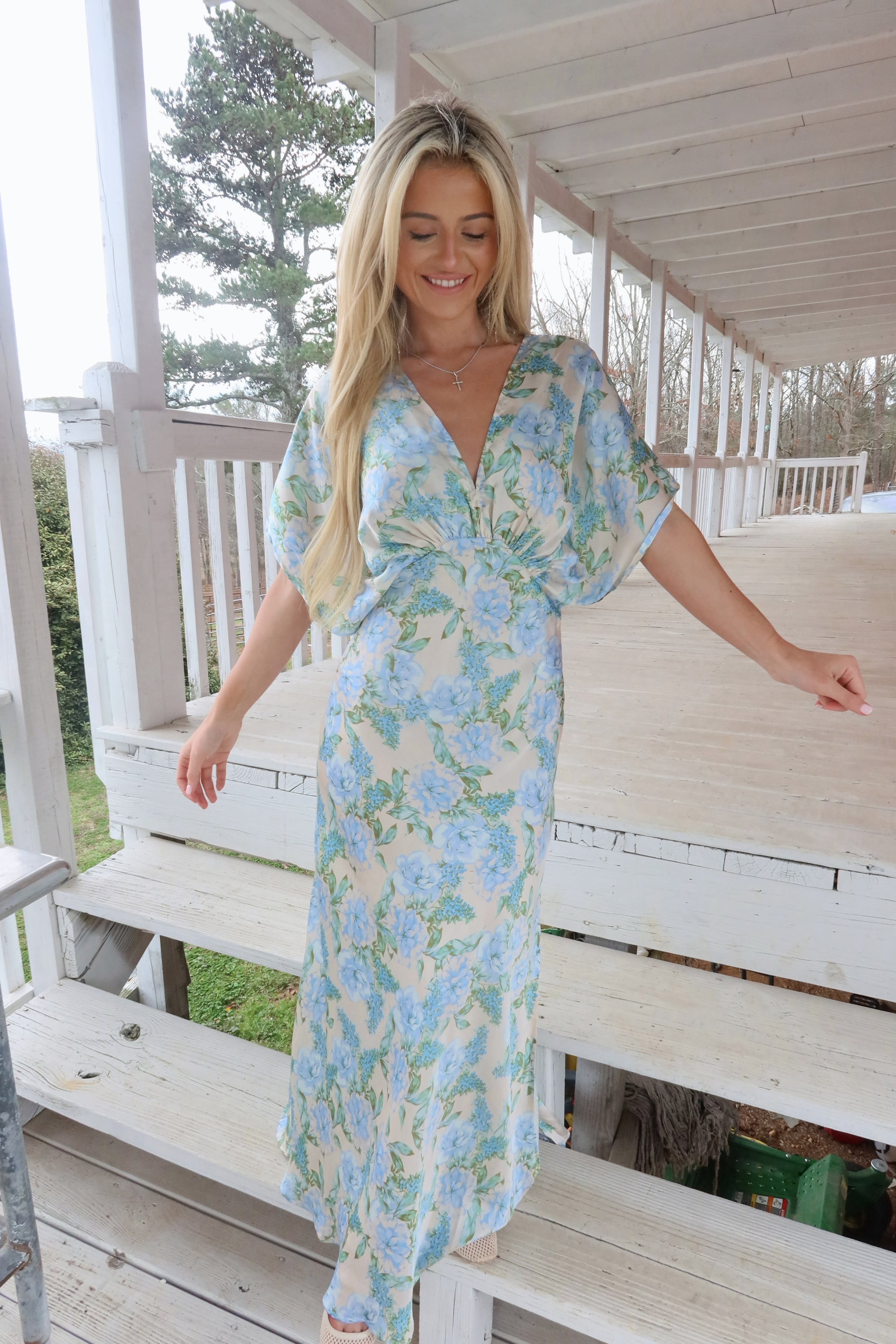 Charlotte Floral Maxi Dress