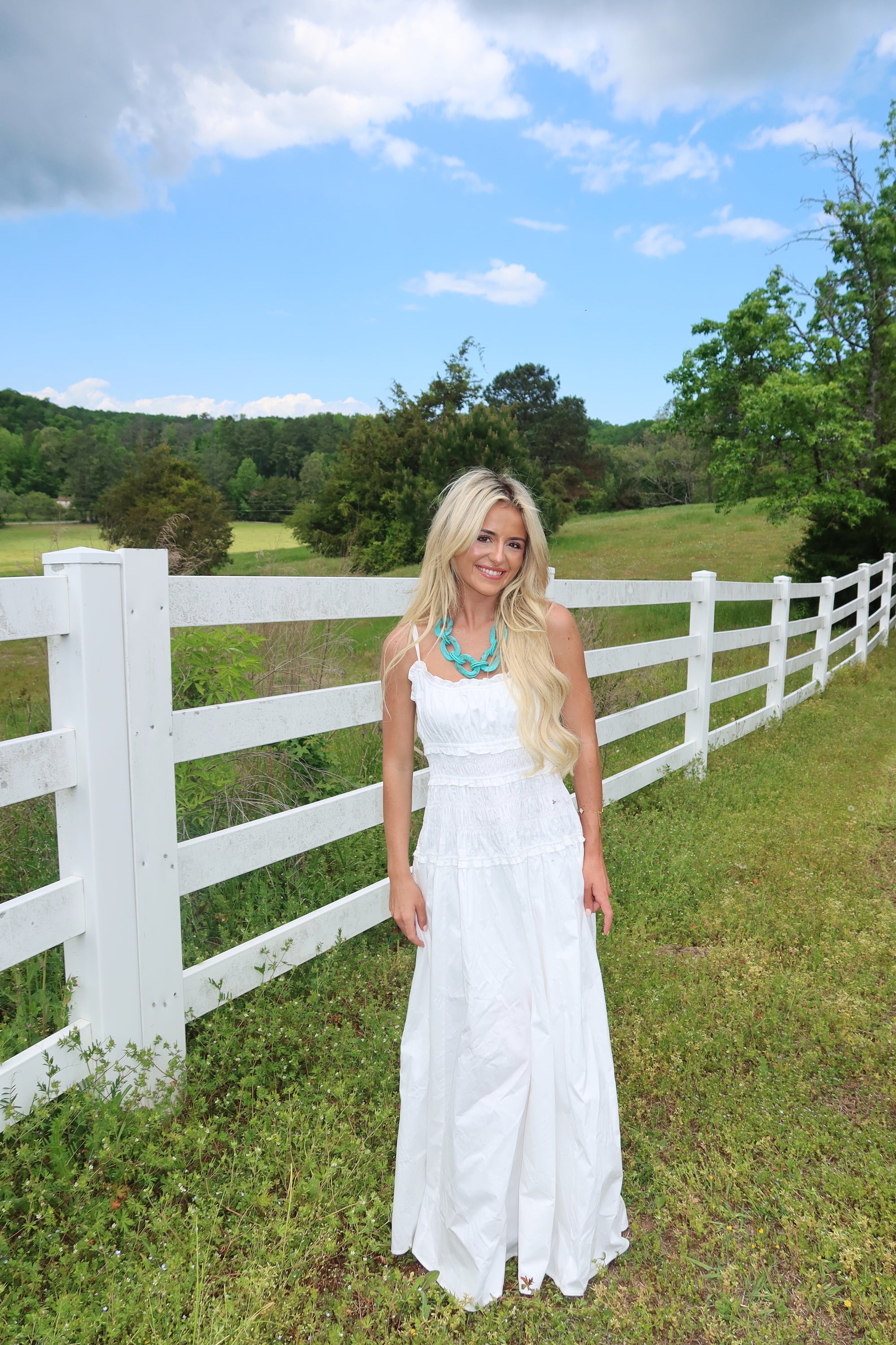 Marcie Smocked Maxi Dress