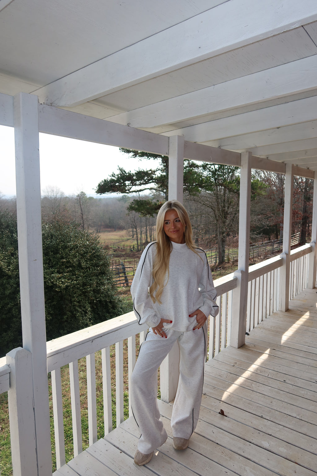 Morning Fog Straight Leg Pants