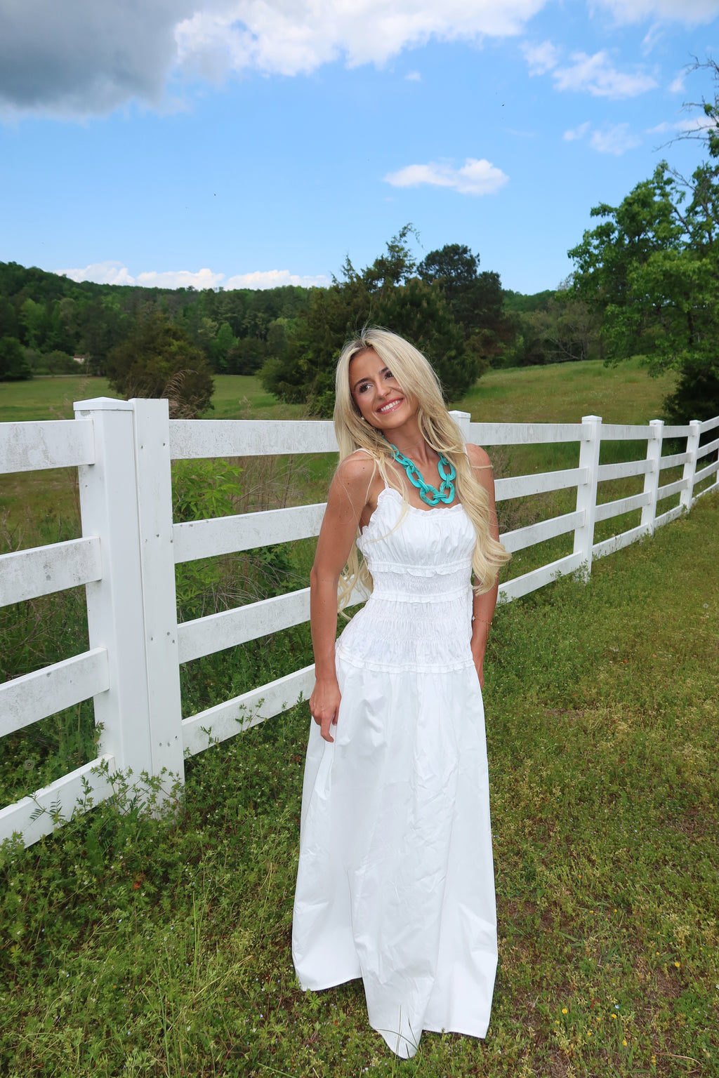 Marcie Smocked Maxi Dress