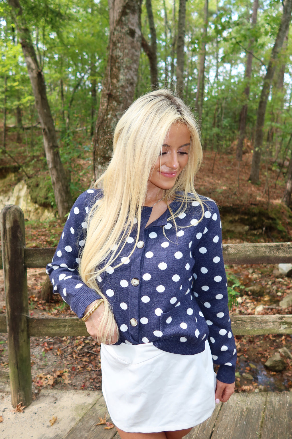 Spotted Charm Cardigan