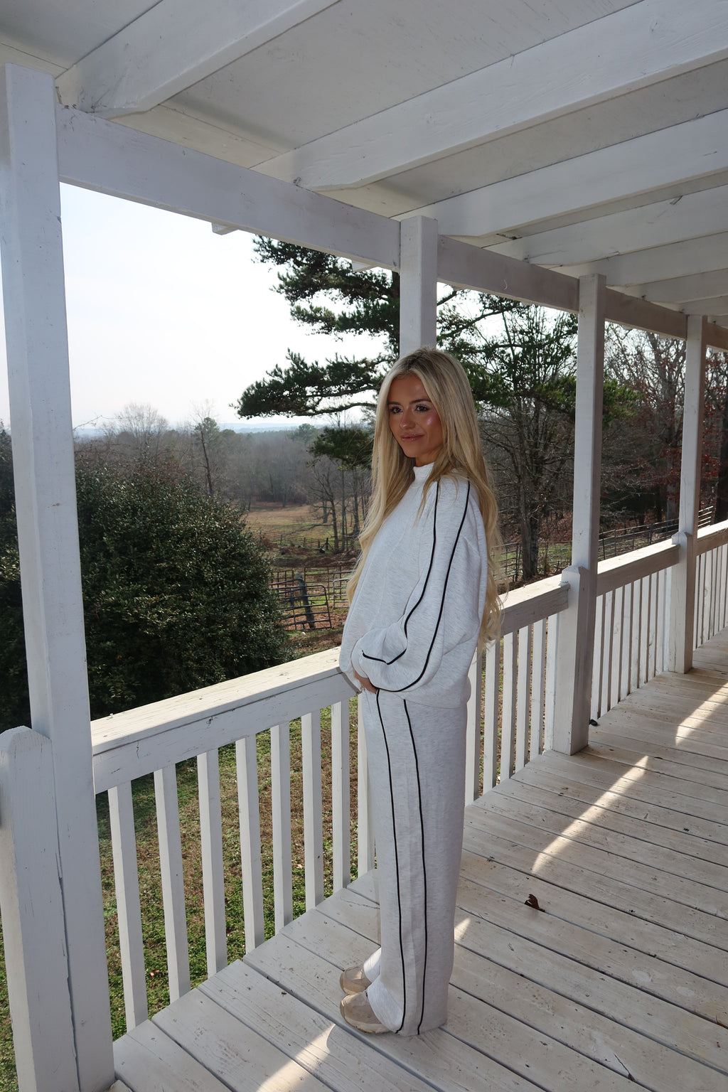 Morning Fog Straight Leg Pants