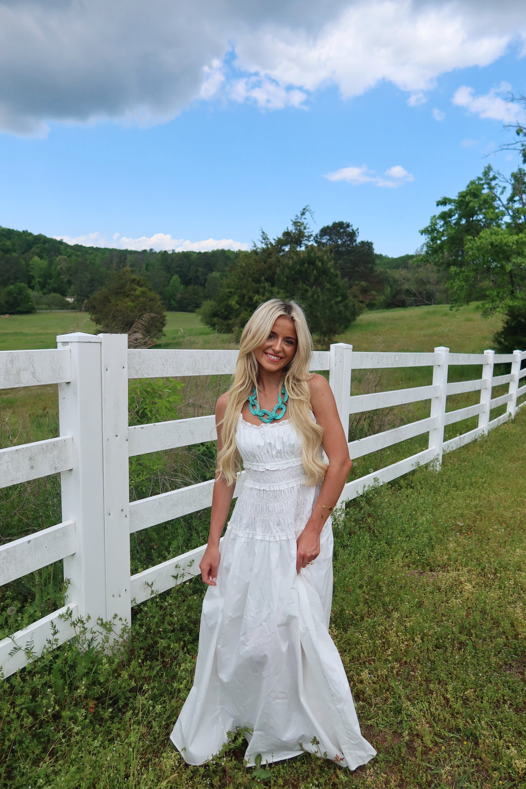 Marcie Smocked Maxi Dress
