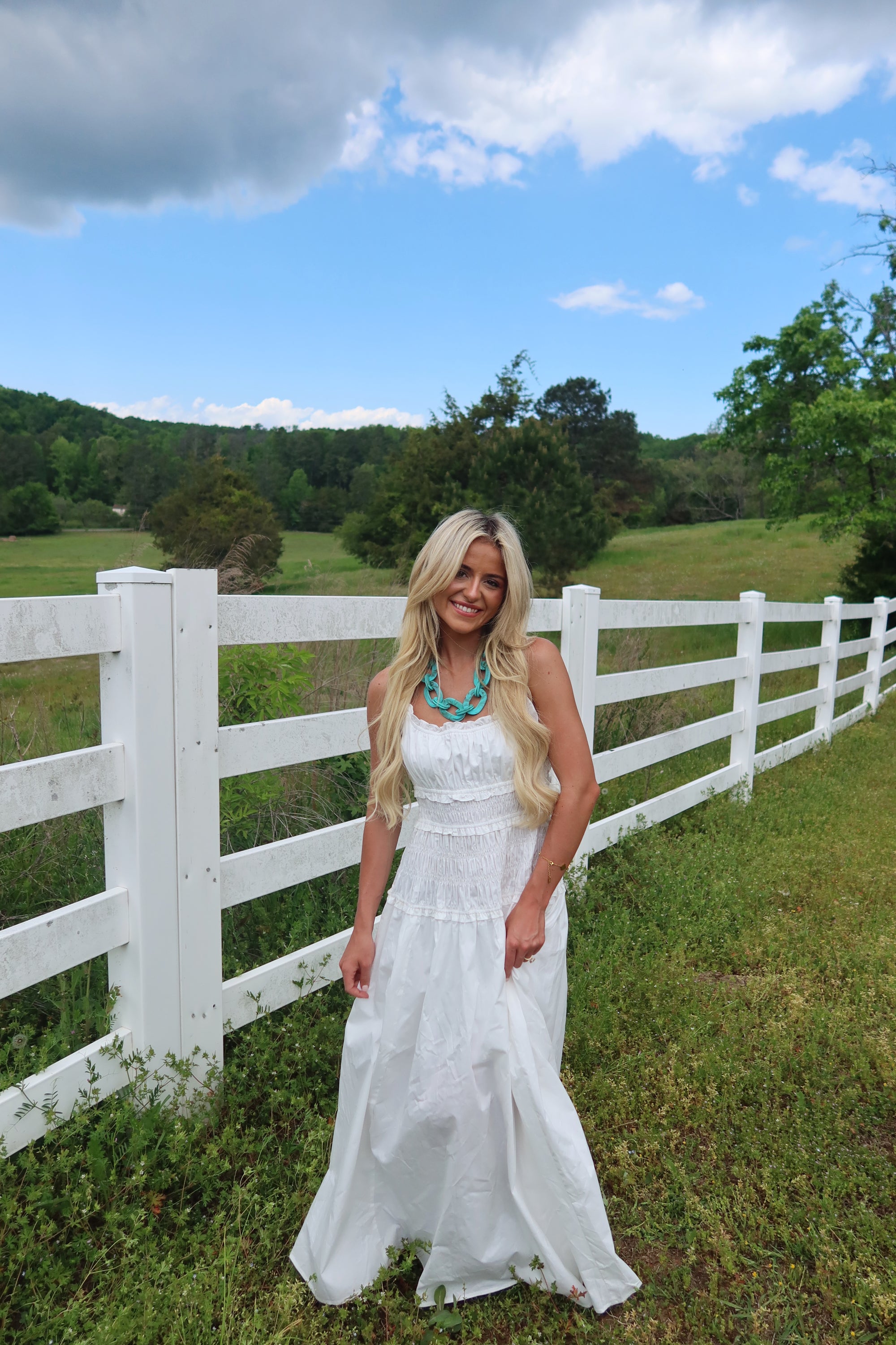 Marcie Smocked Maxi Dress