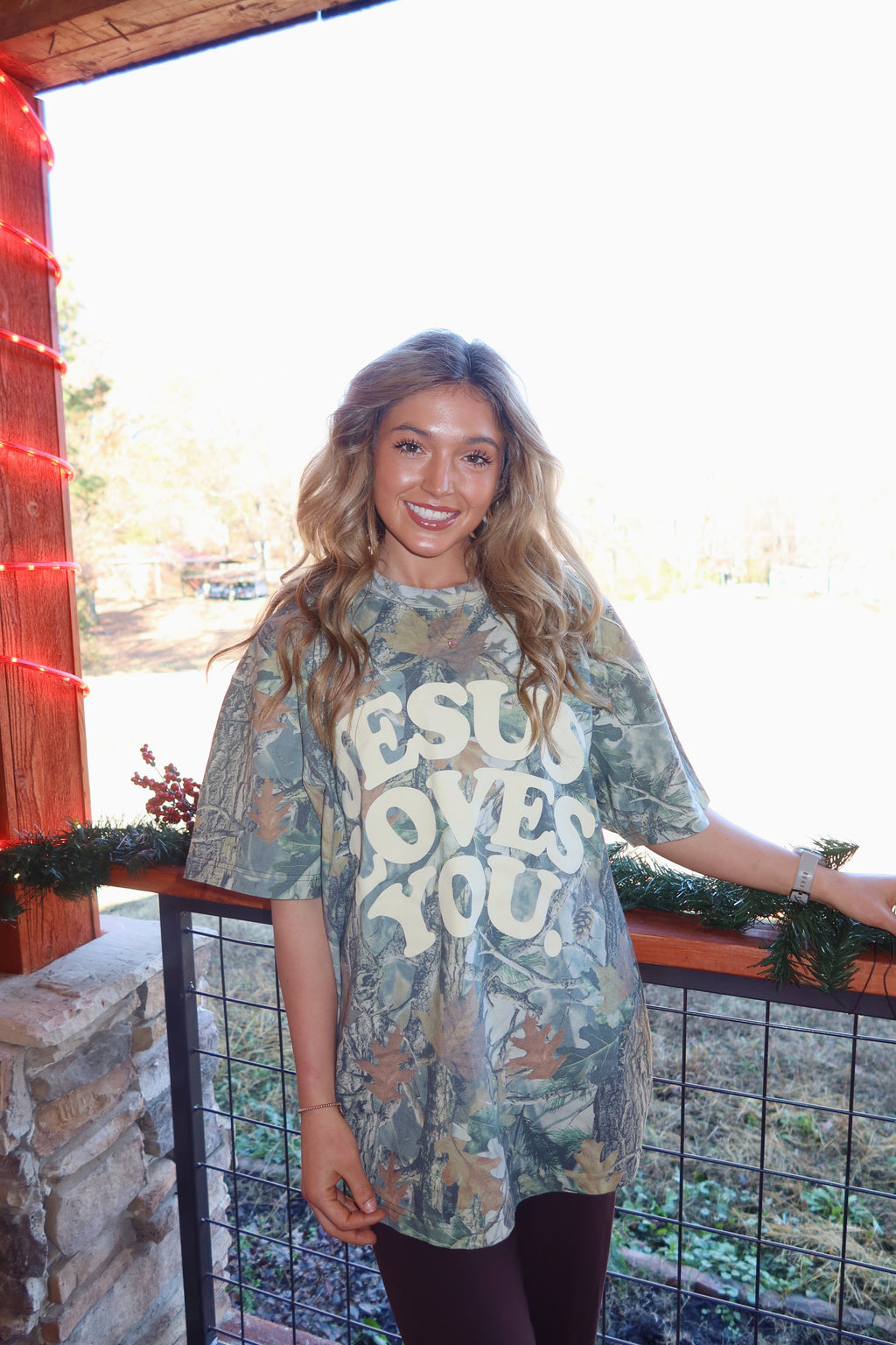 JESUS LOVES YOU Camo Tee