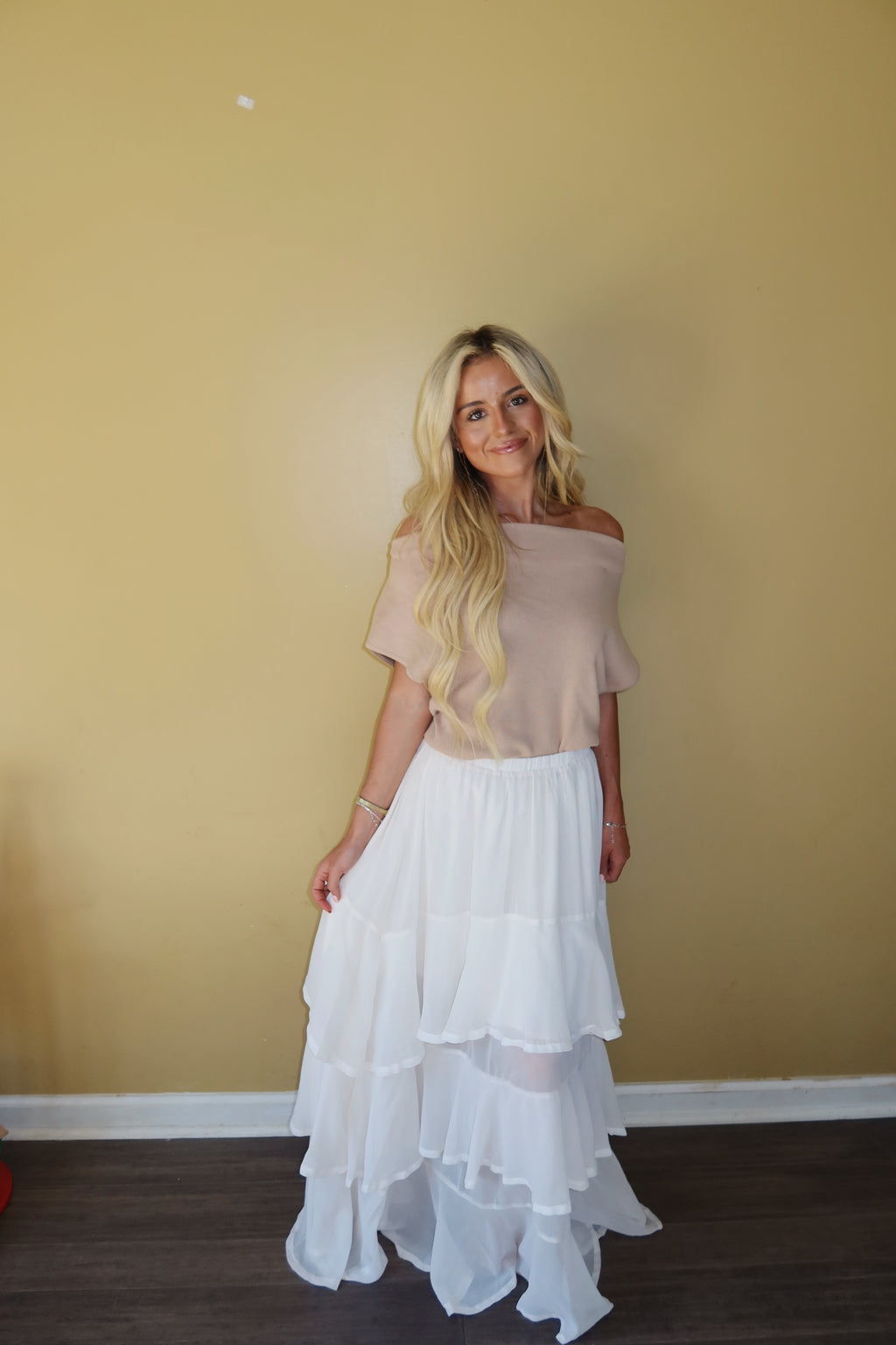 Timeless Elegance Tiered Skirt