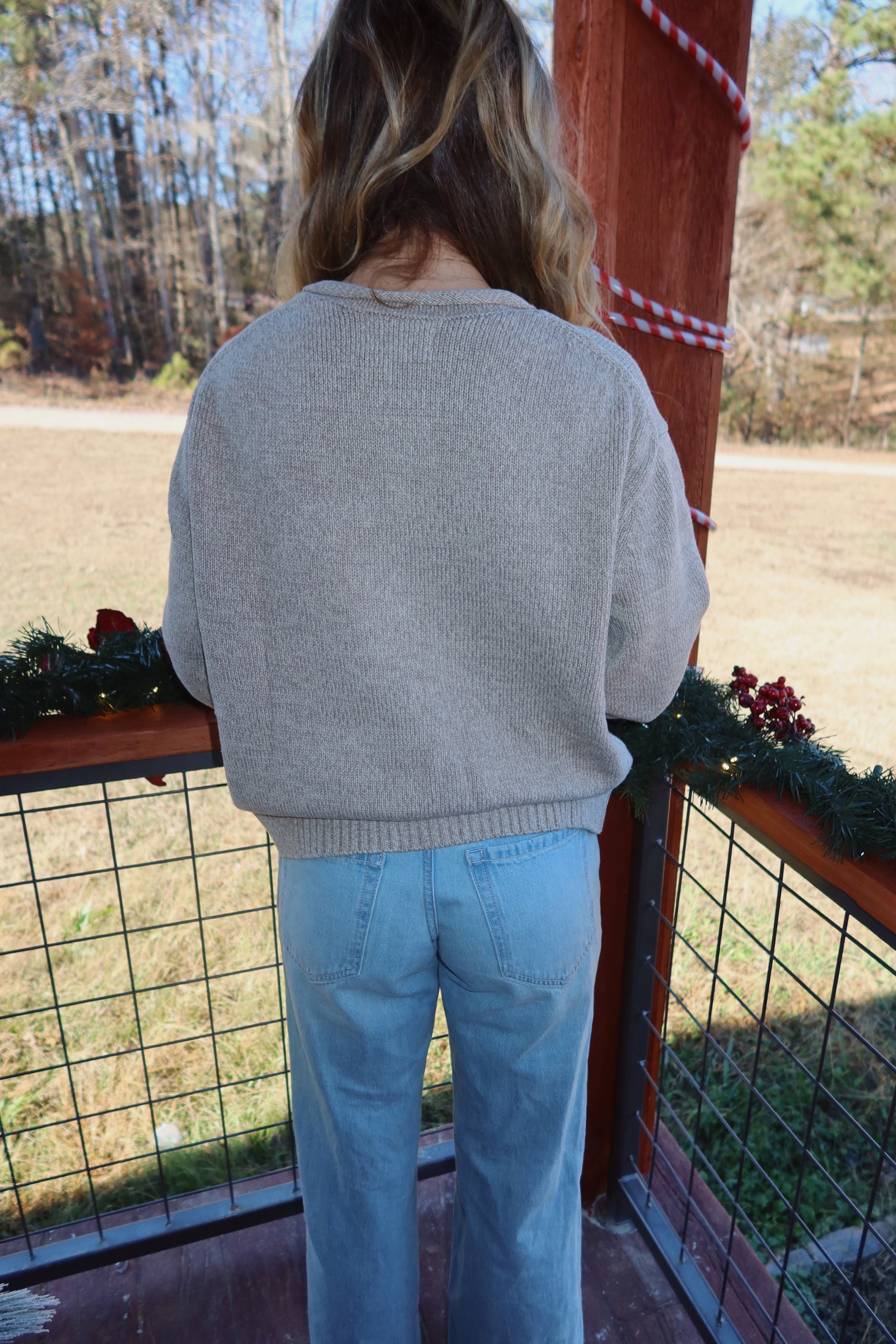 Teddy Bear Knit Sweater
