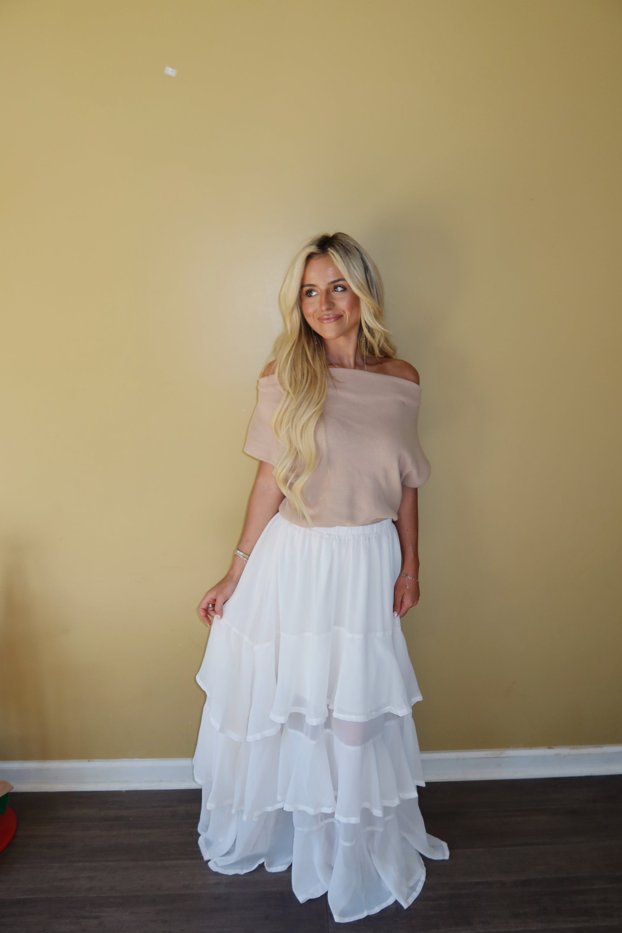Timeless Elegance Tiered Skirt