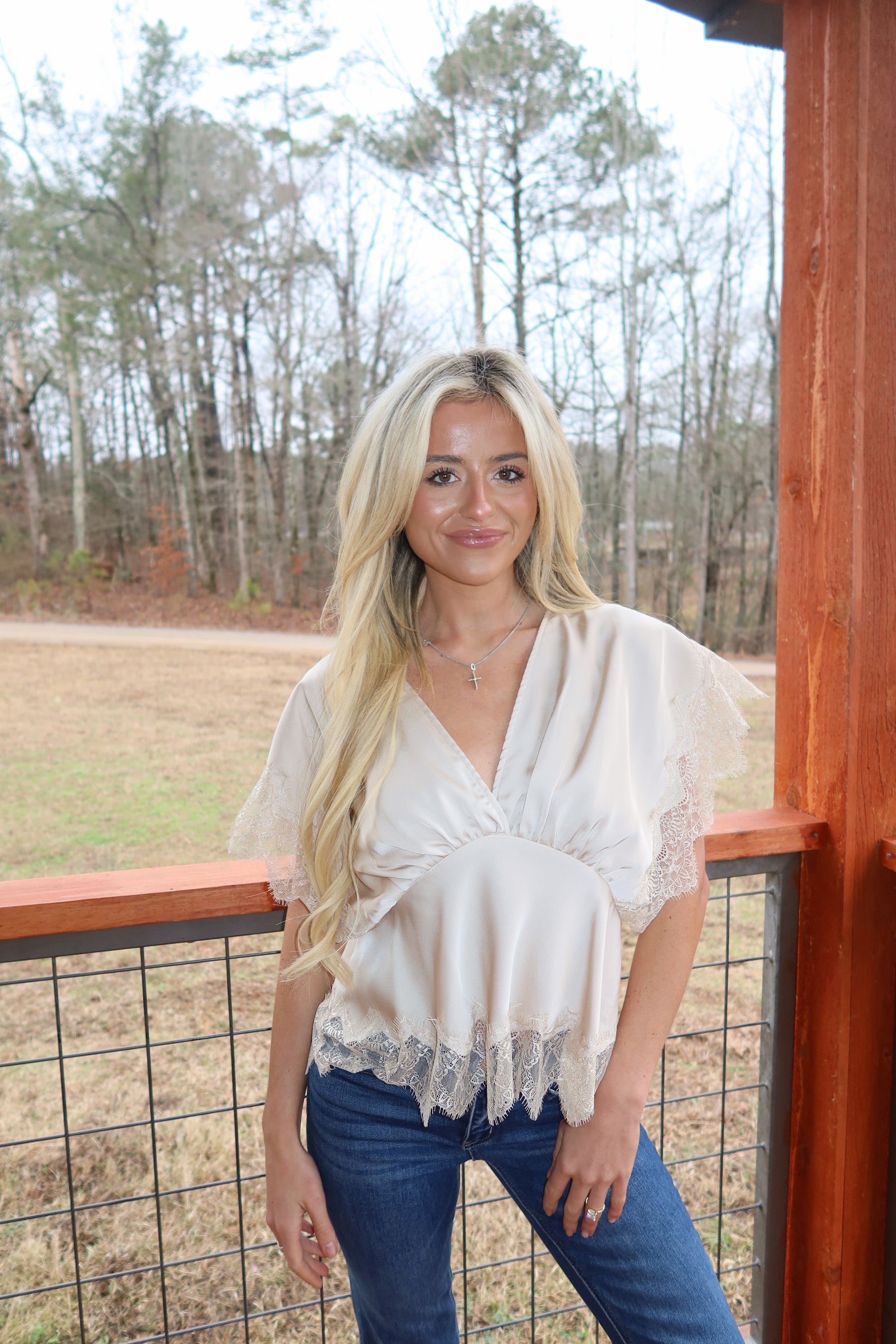 Ivory Muse Blouse