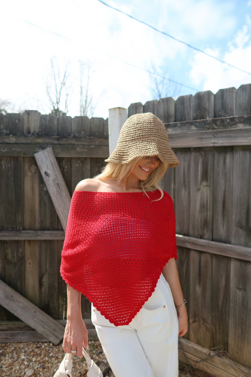 Sunset Crochet Poncho