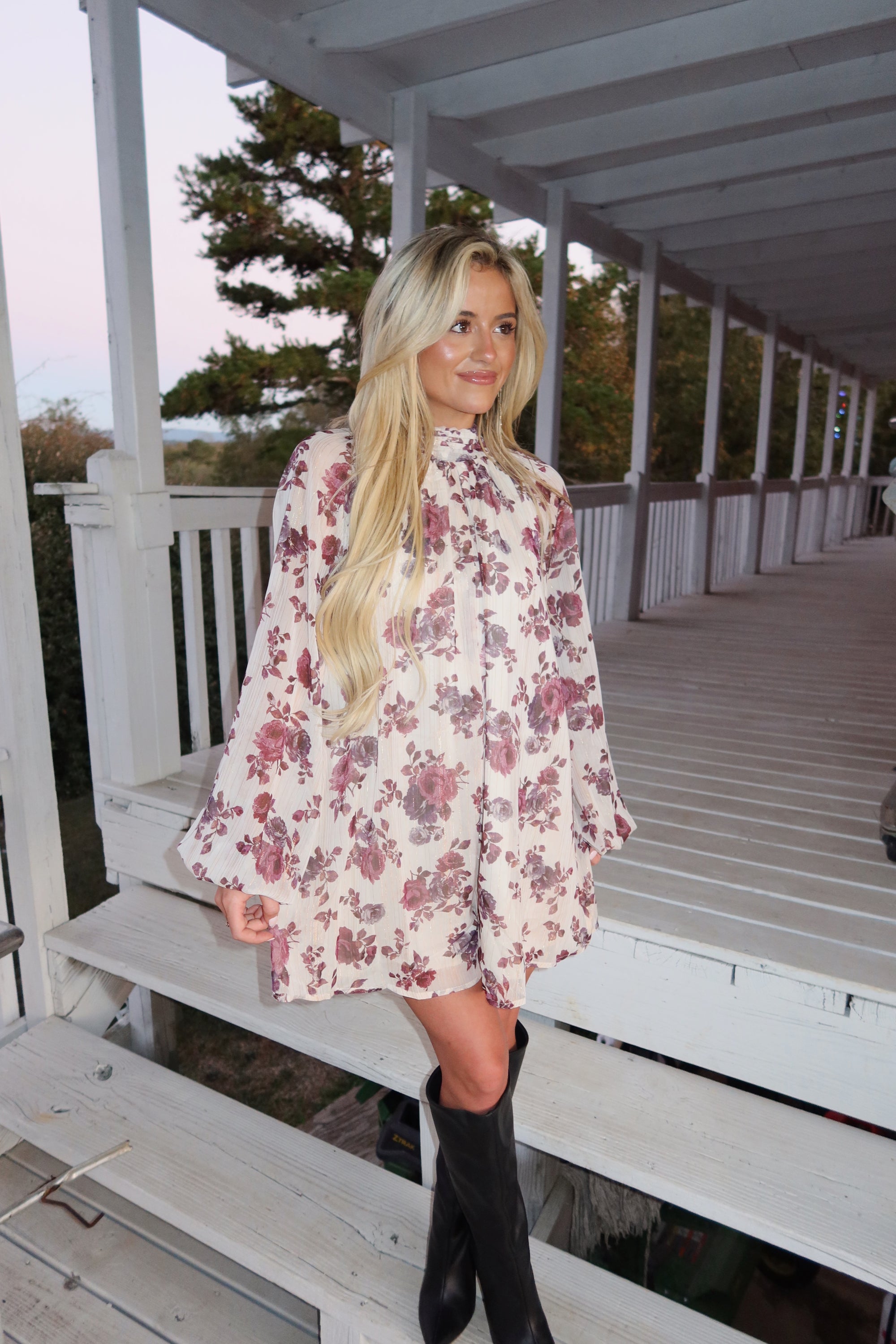 Magnolia High Neck Romper