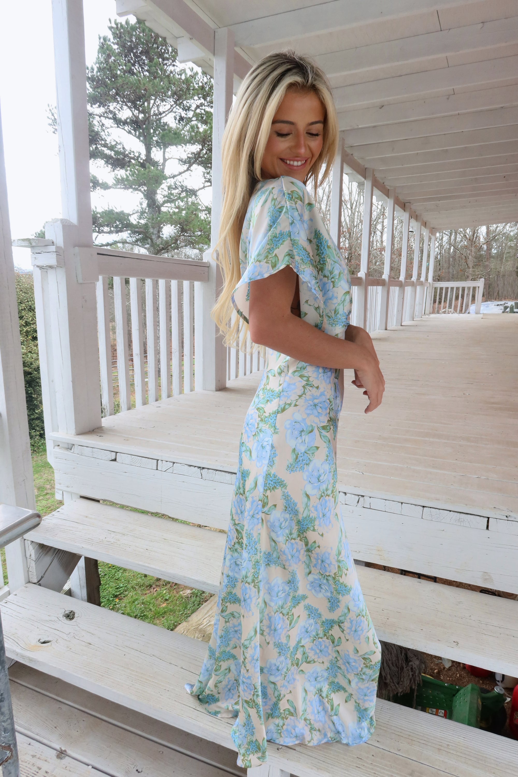 Charlotte Floral Maxi Dress