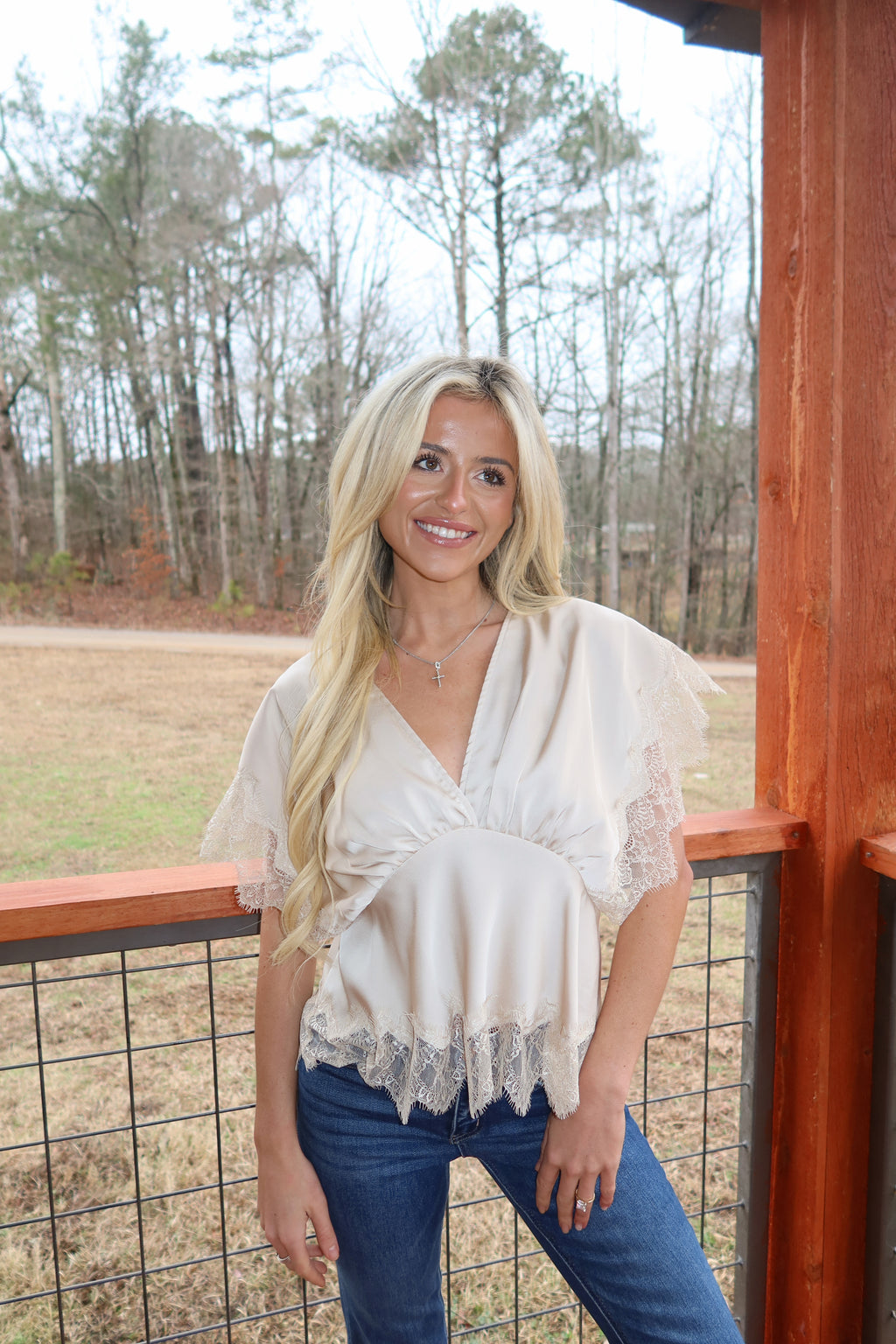 Ivory Muse Blouse