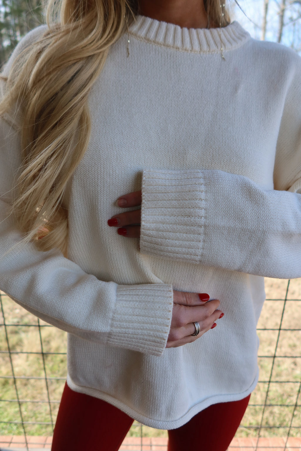 Ivory Ease Sweater
