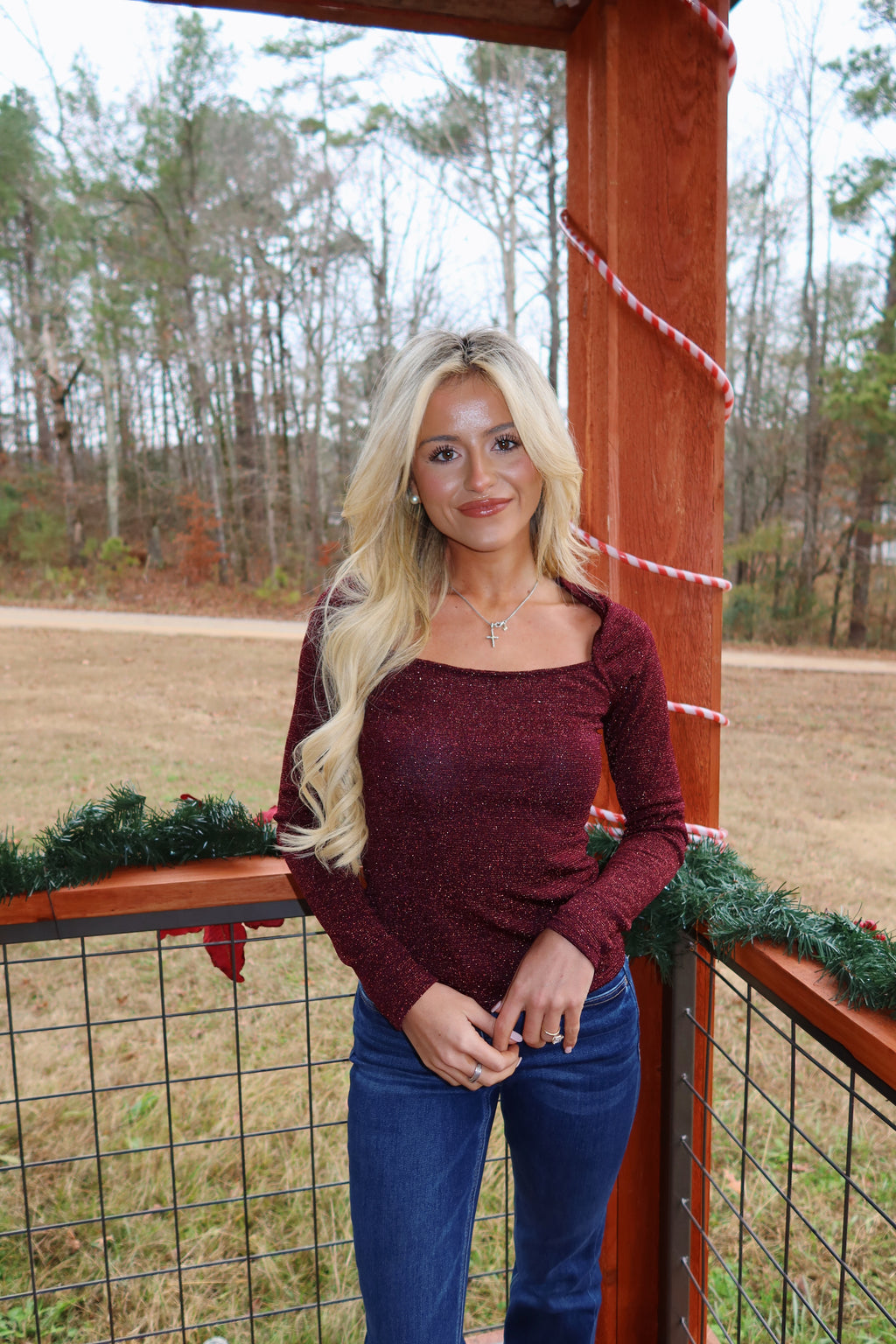 Holiday Spark Top