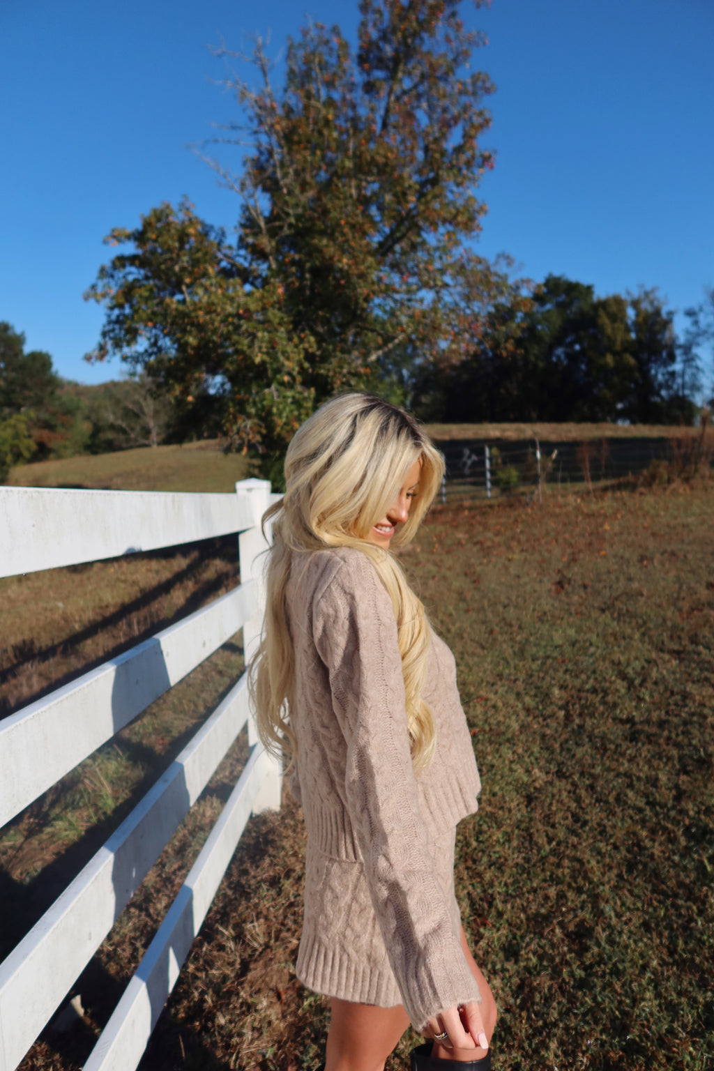 The Thankful Cable Knit Set