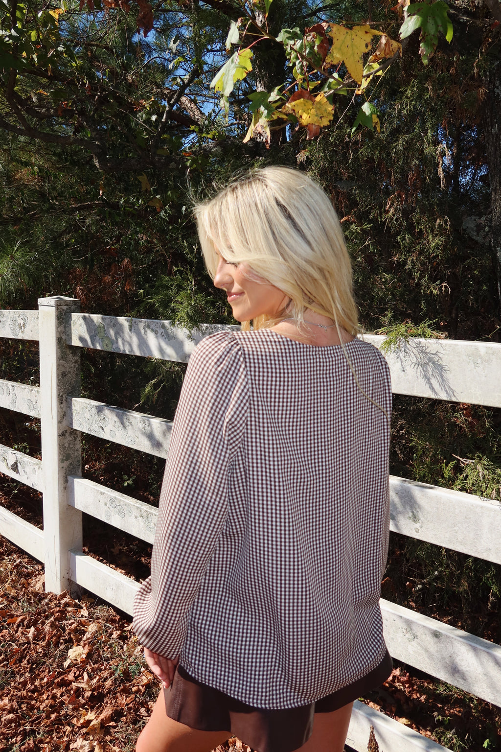 Scarlett Gingham Blouse