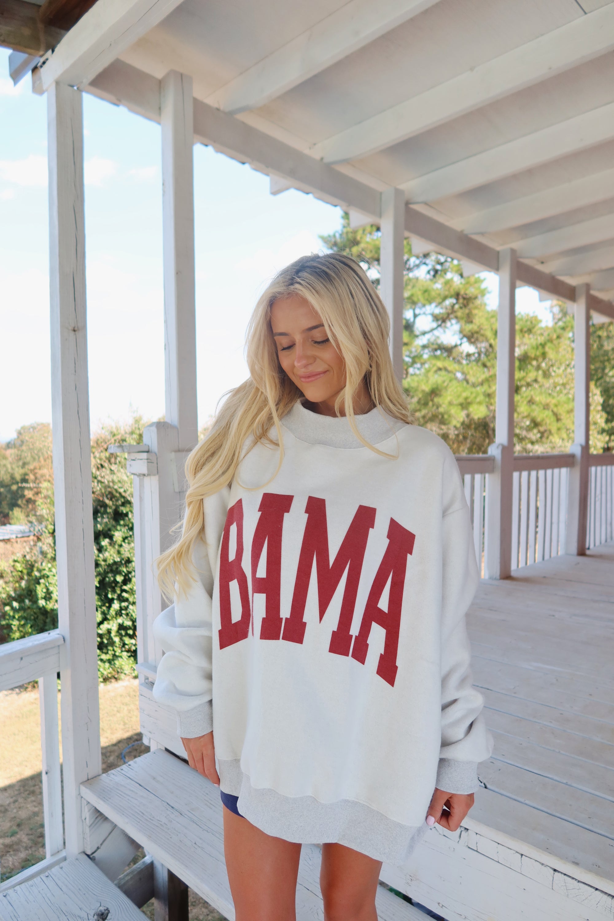 Gameday Mock Neck 'Alabama & Bama'