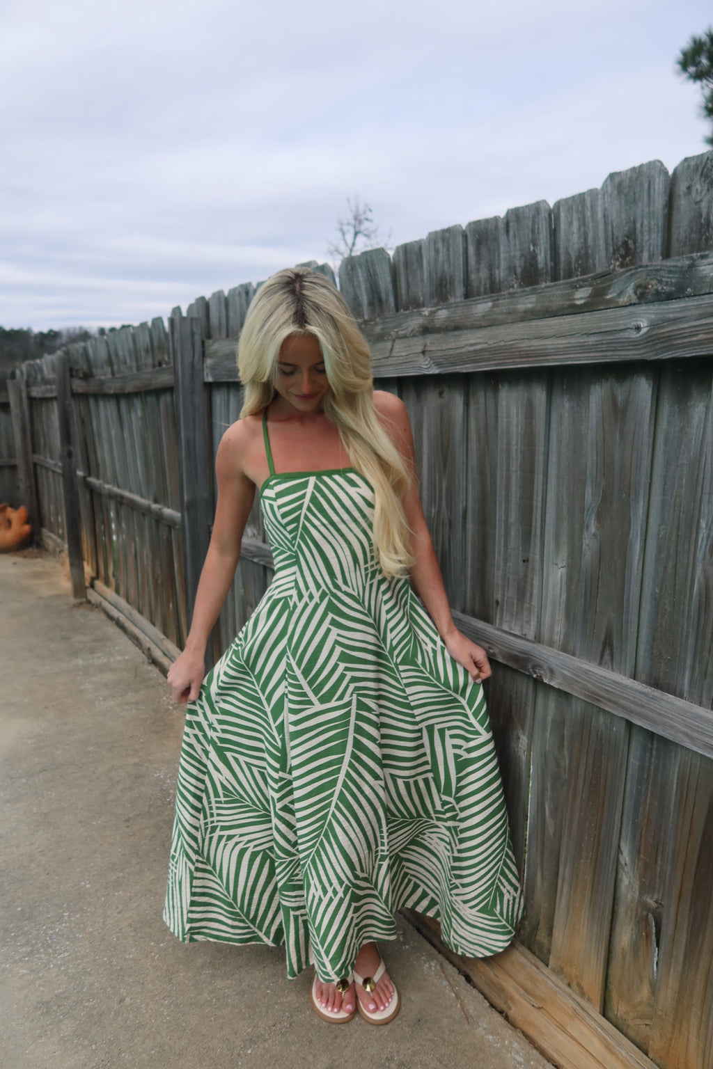 The Emerald Escape Handkerchief Dress