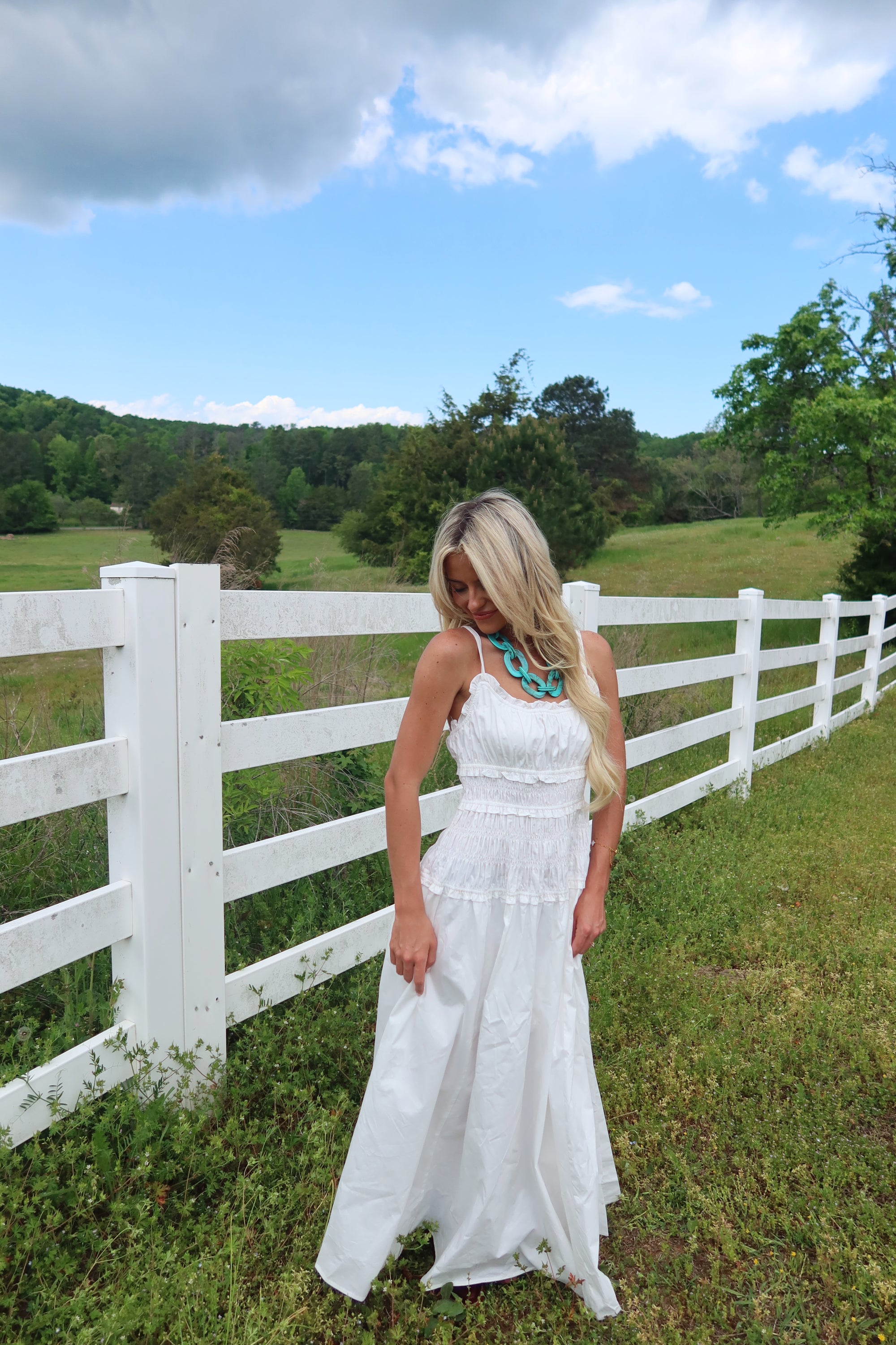 Marcie Smocked Maxi Dress