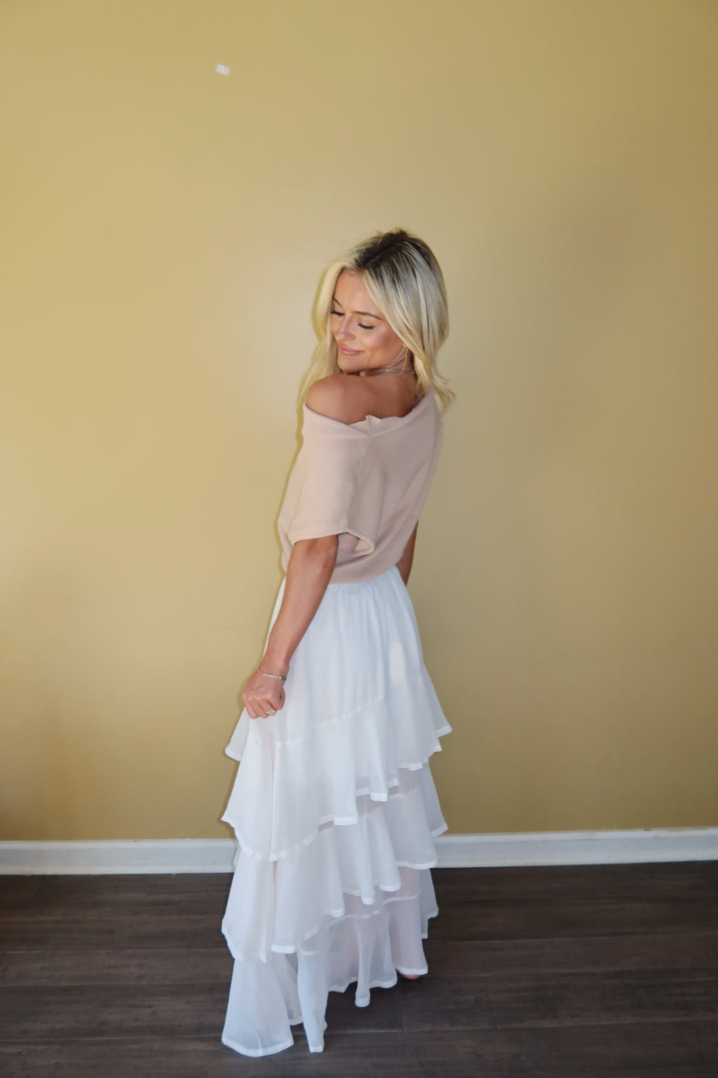 Timeless Elegance Tiered Skirt