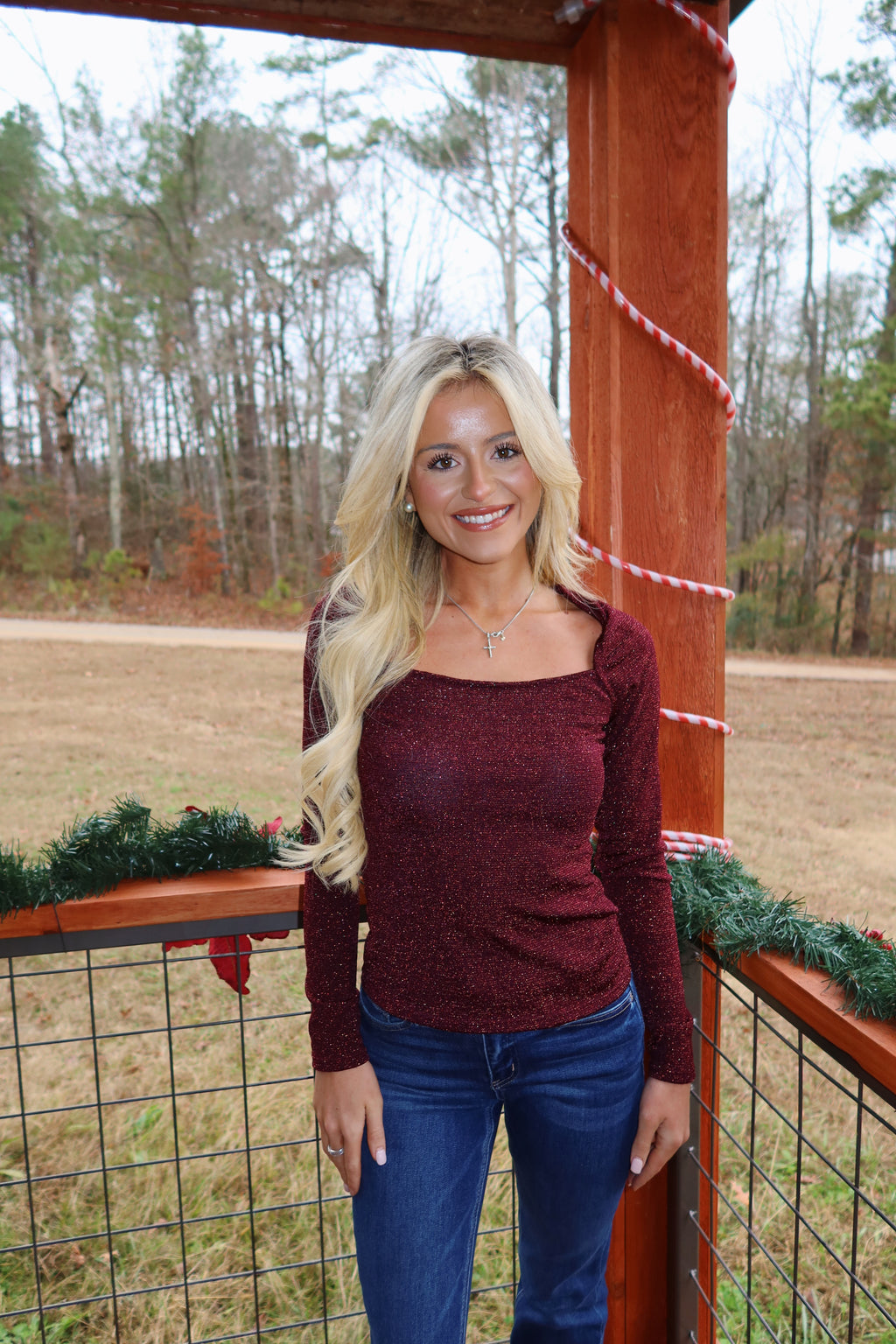 Holiday Spark Top