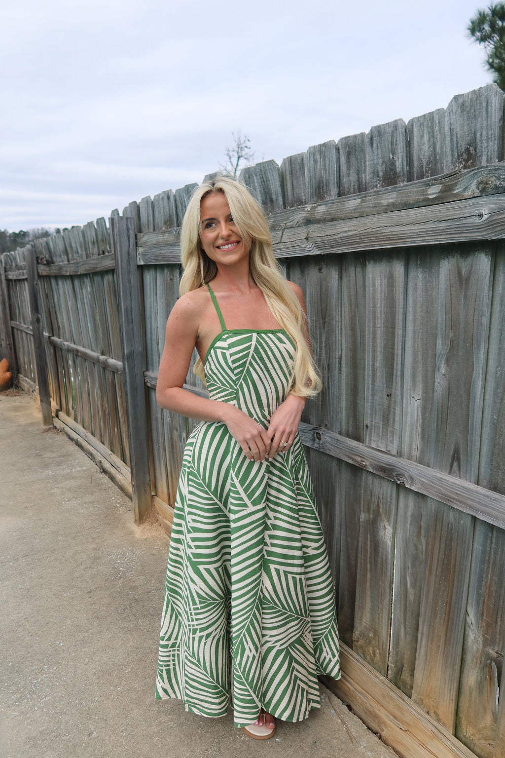 The Emerald Escape Handkerchief Dress