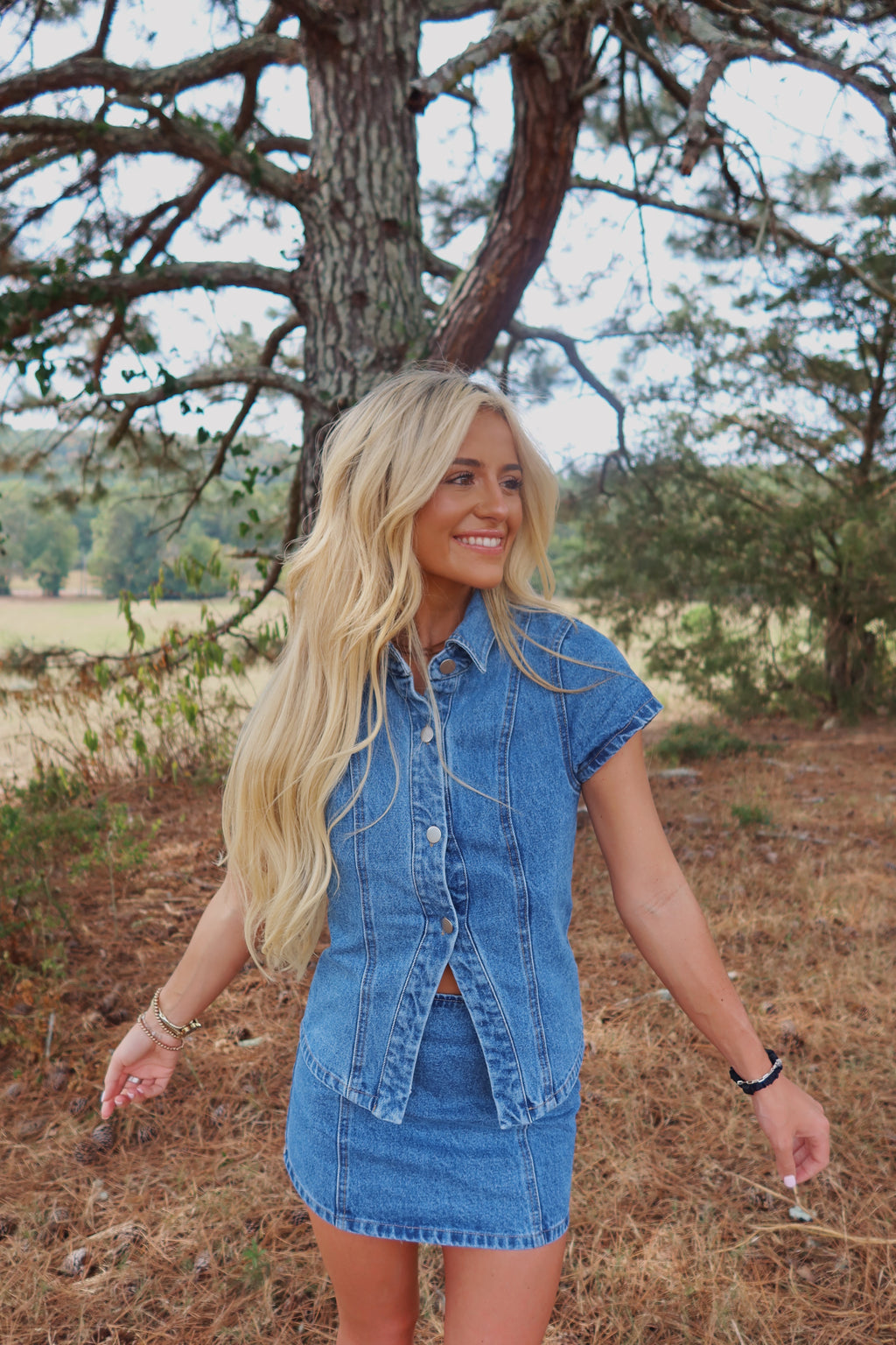 Autumn Blues Denim Set