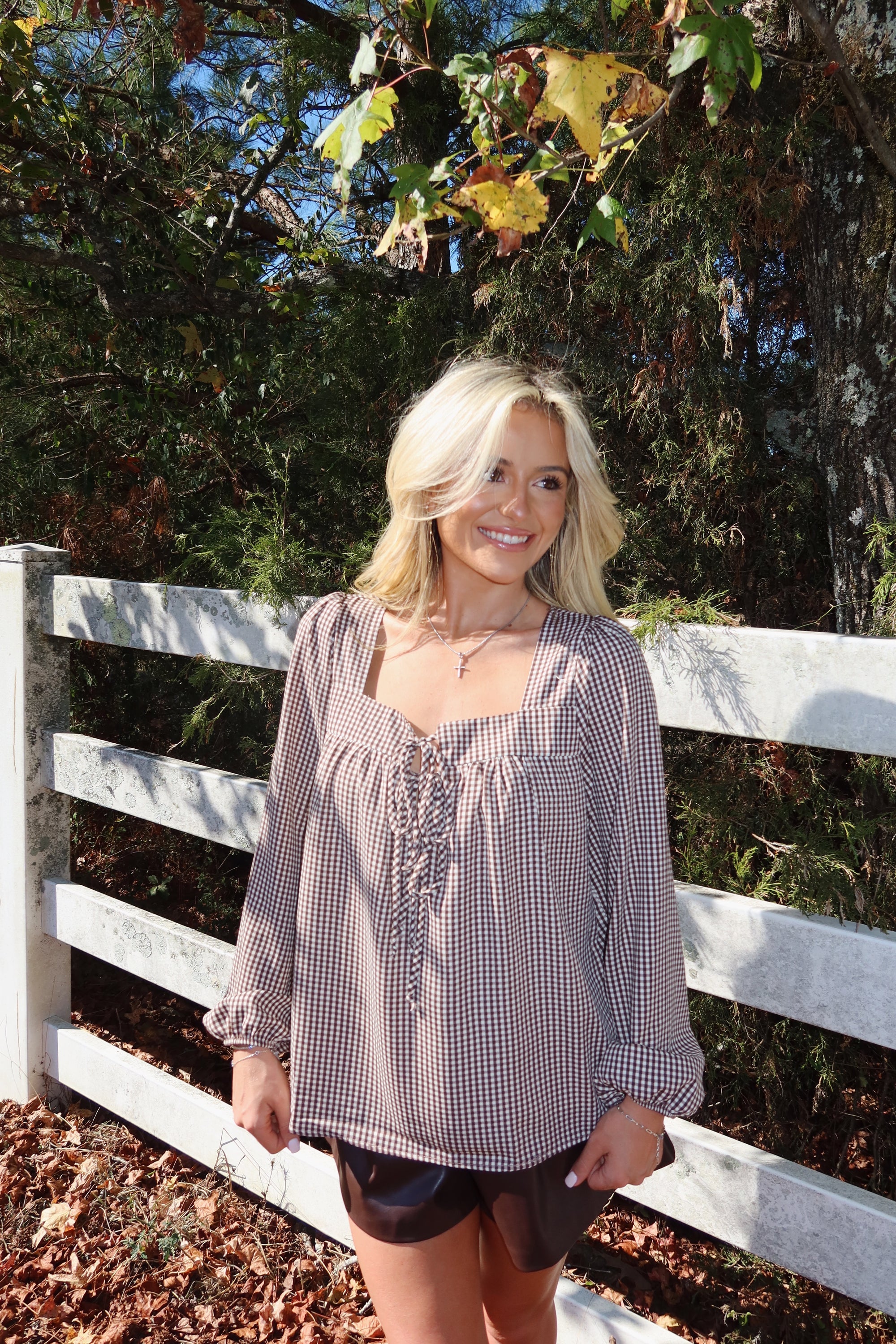 Scarlett Gingham Blouse