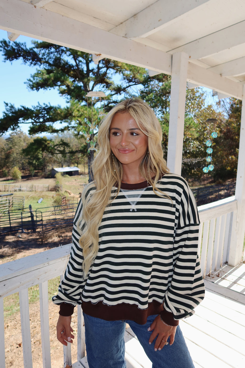 Blair Striped Pullover