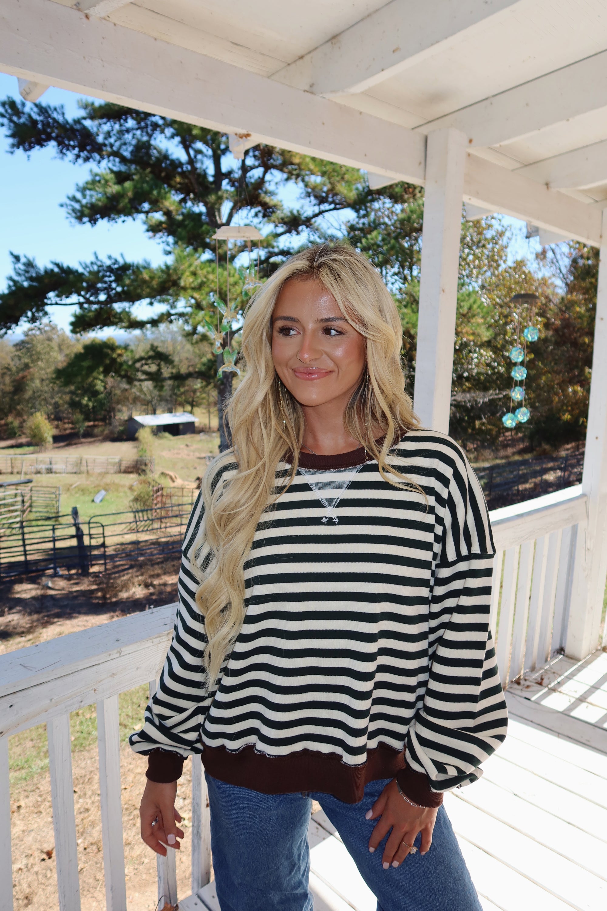 Blair Striped Pullover