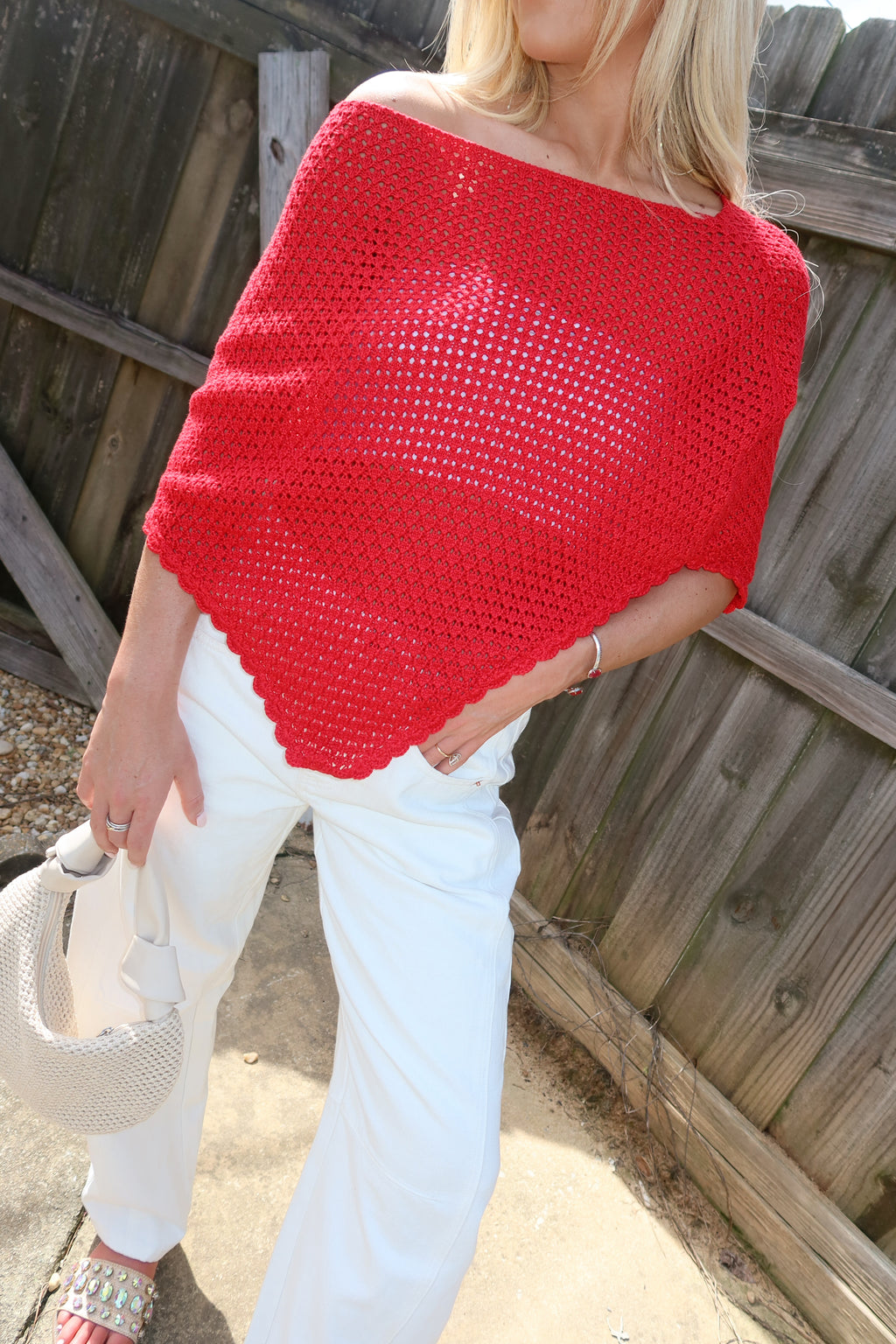 Sunset Crochet Poncho
