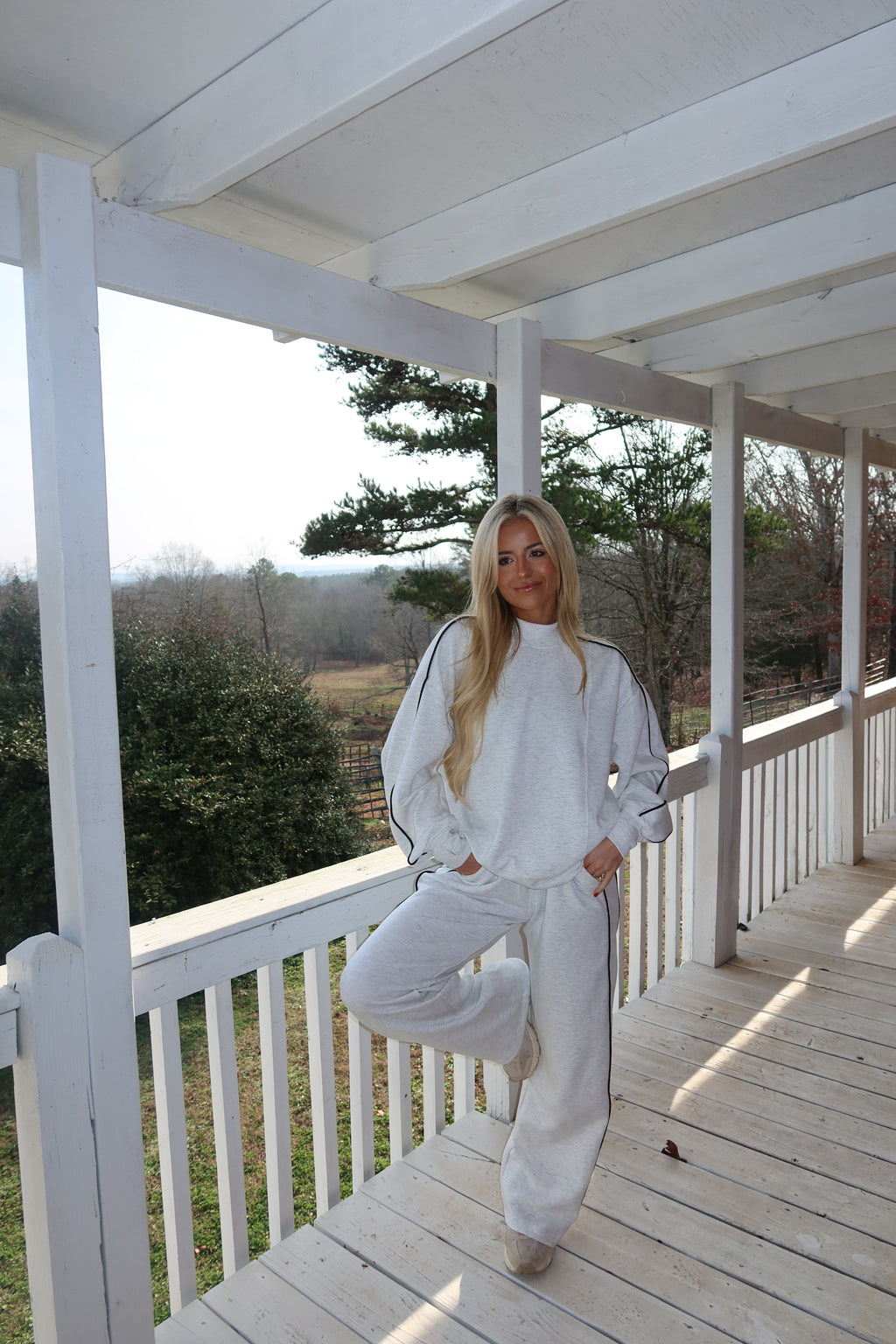 Morning Fog Straight Leg Pants