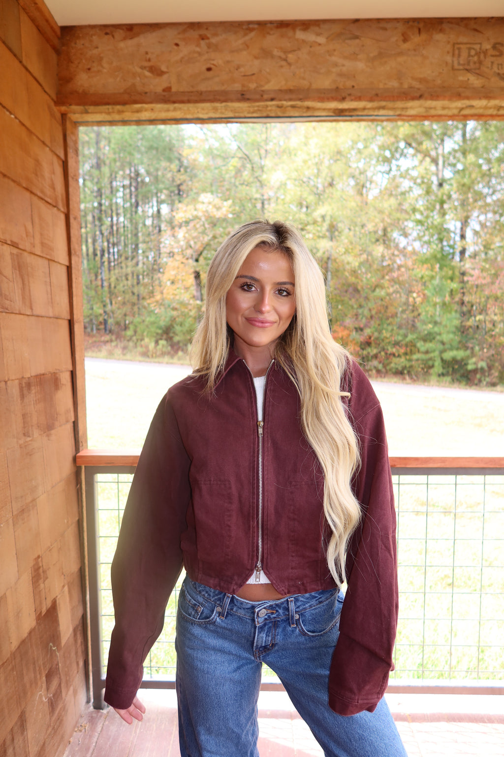 Midnight Merlot Bomber Jacket