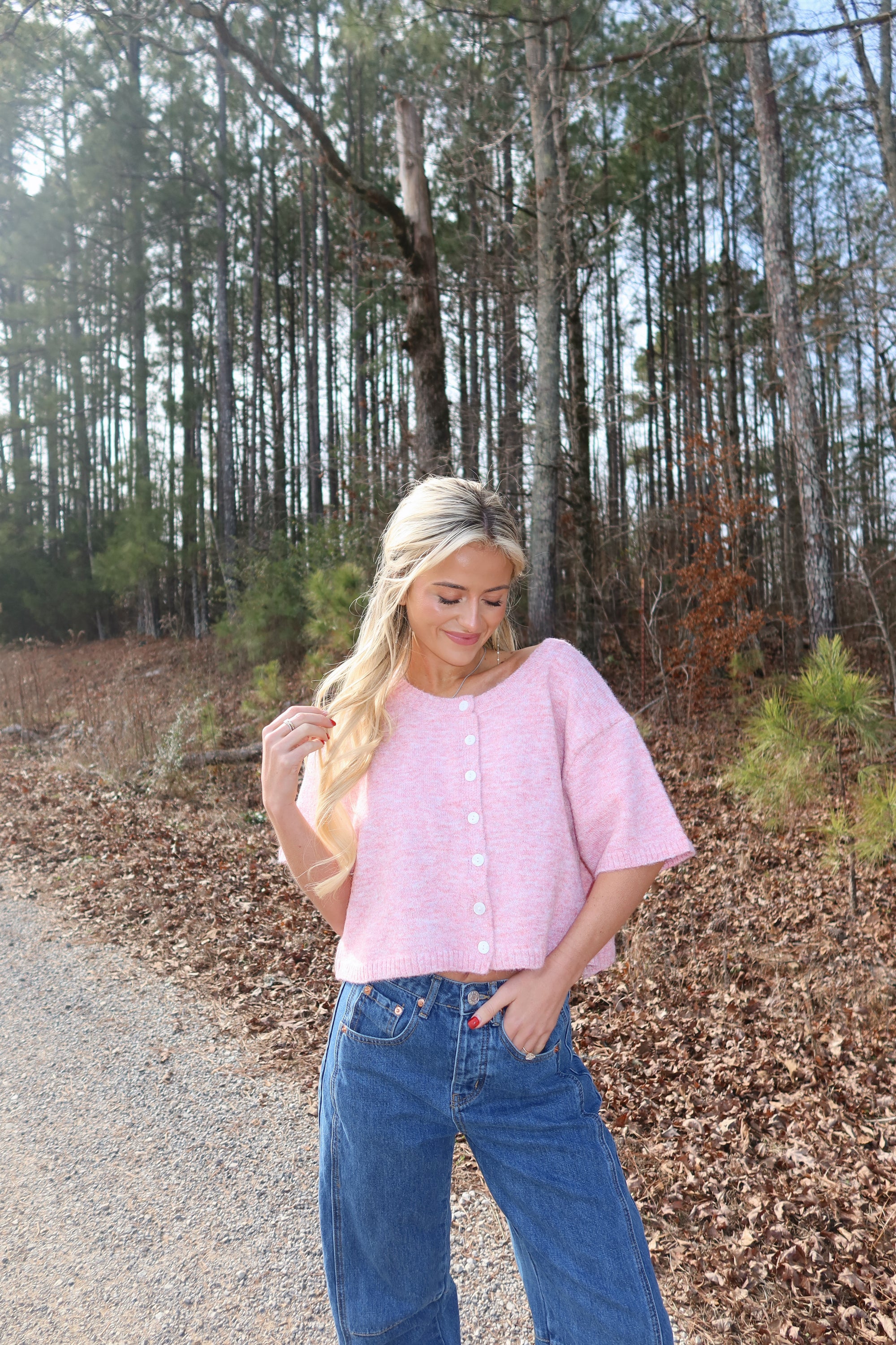 Cora Cardigan (Pink)