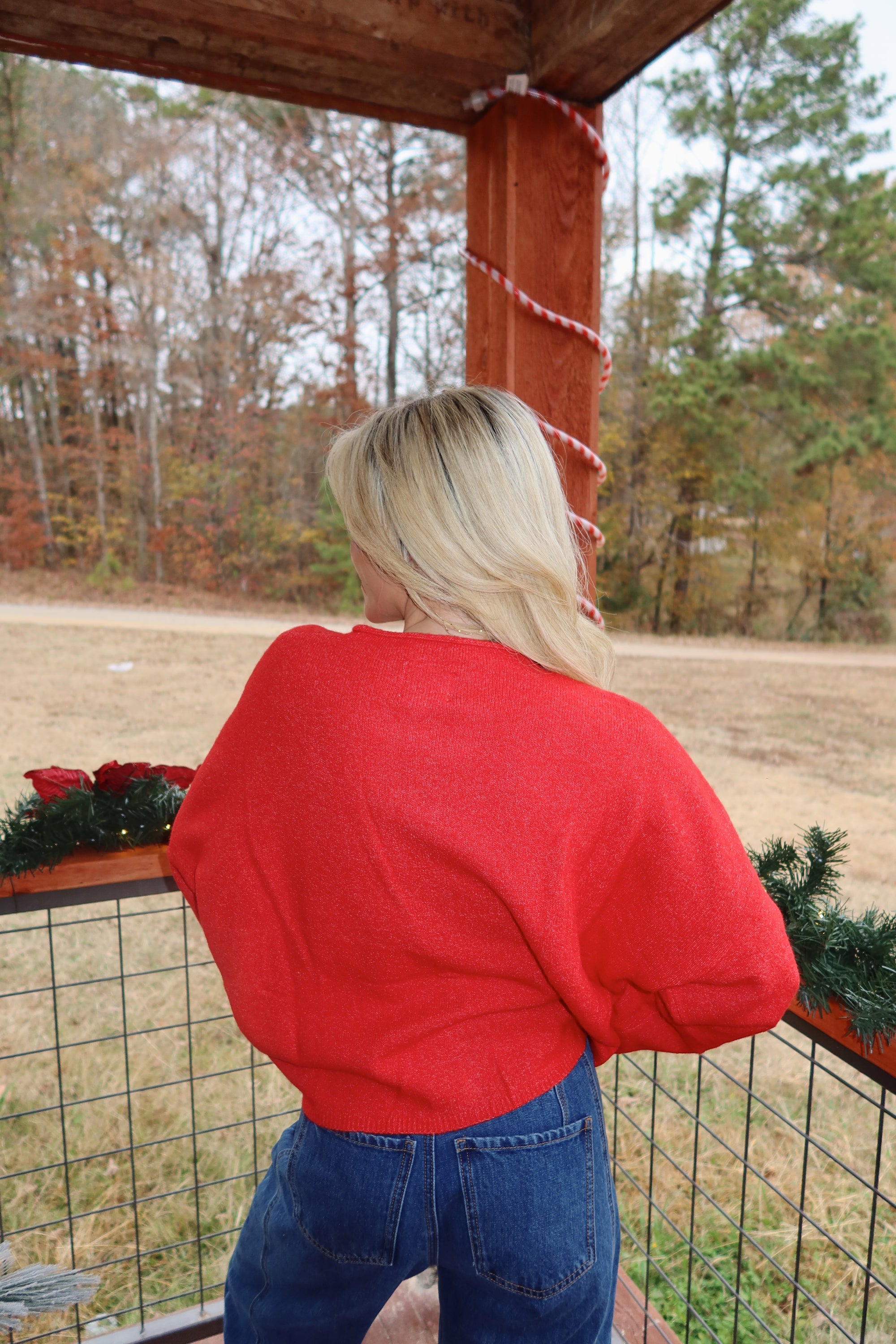 Clara Cardigan (Red)