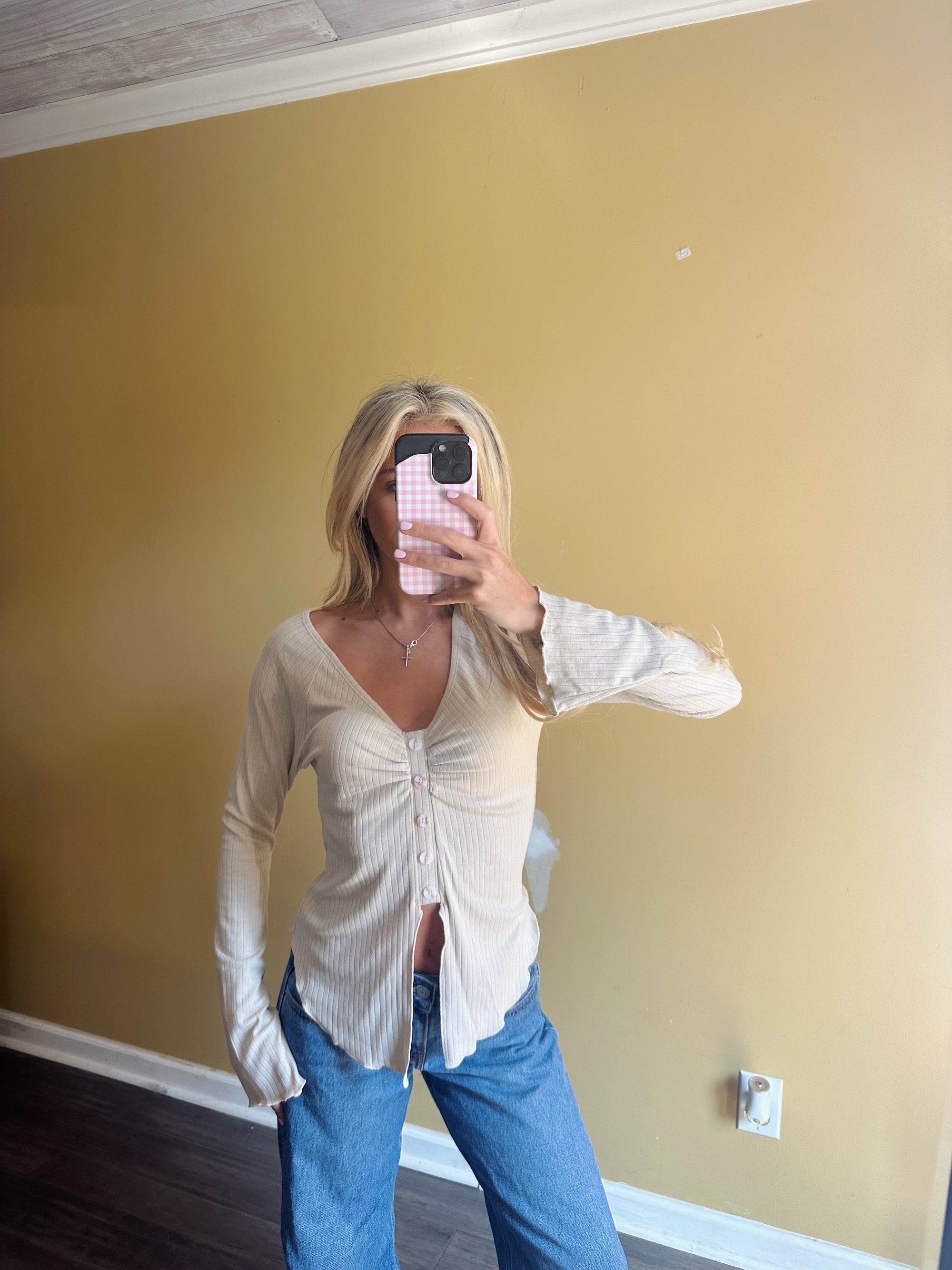 Leah Ribbed Knit Top