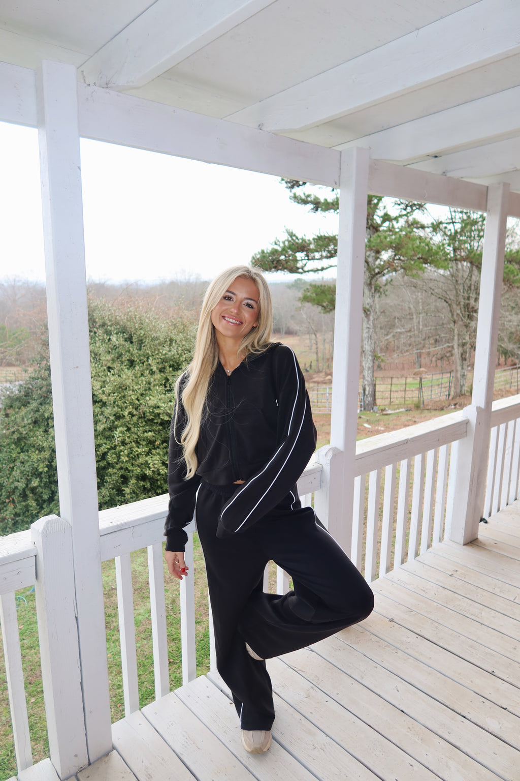 Scuba Zip Up (Black)