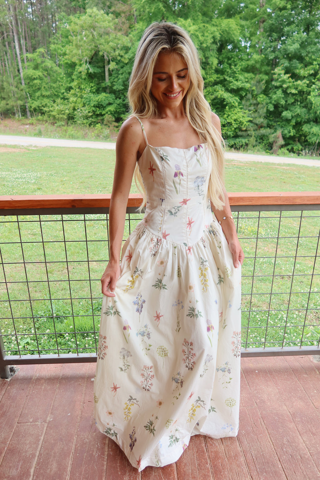 Sunlit Garden Party Maxi