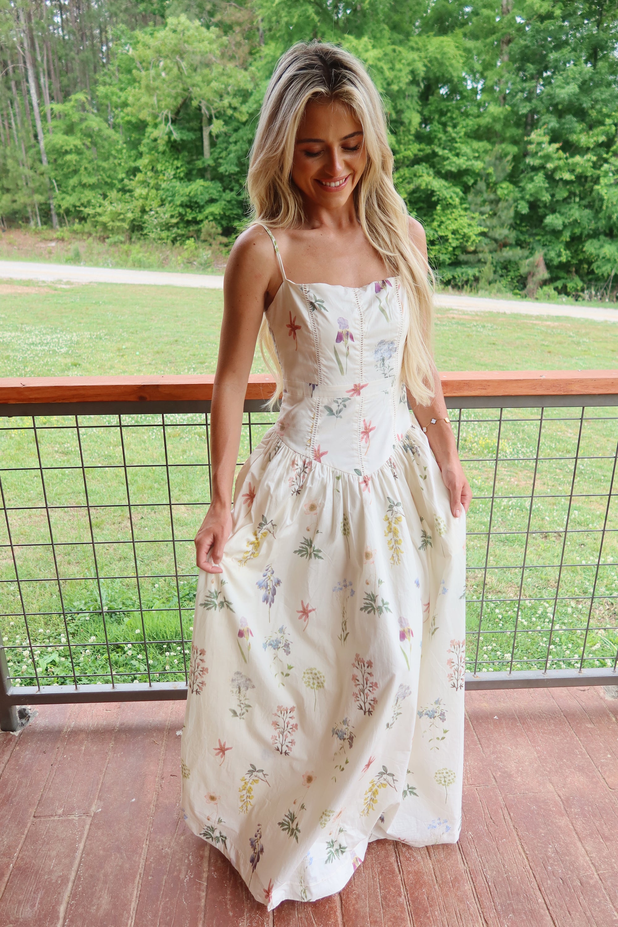Sunlit Garden Party Maxi