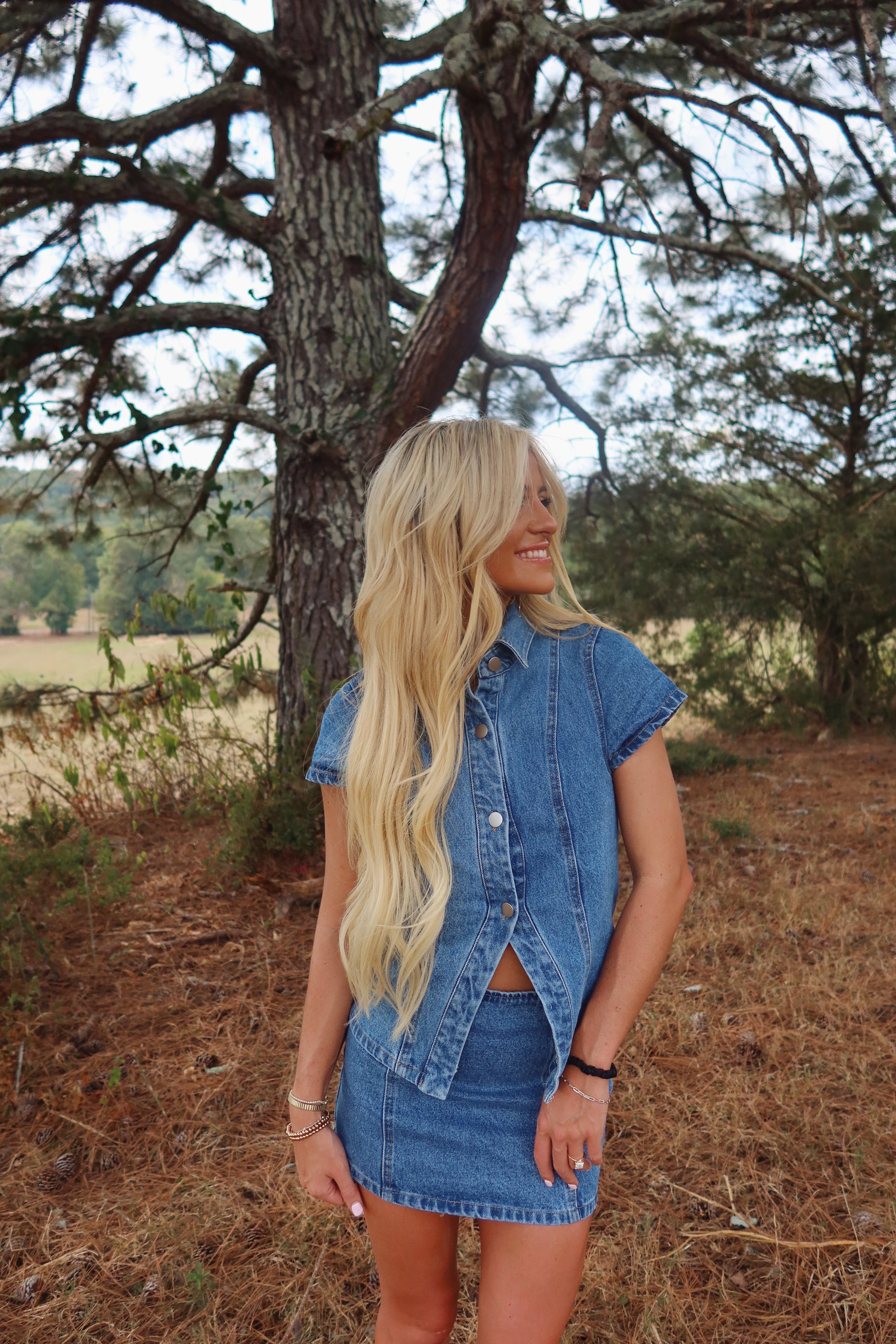 Autumn Blues Denim Set