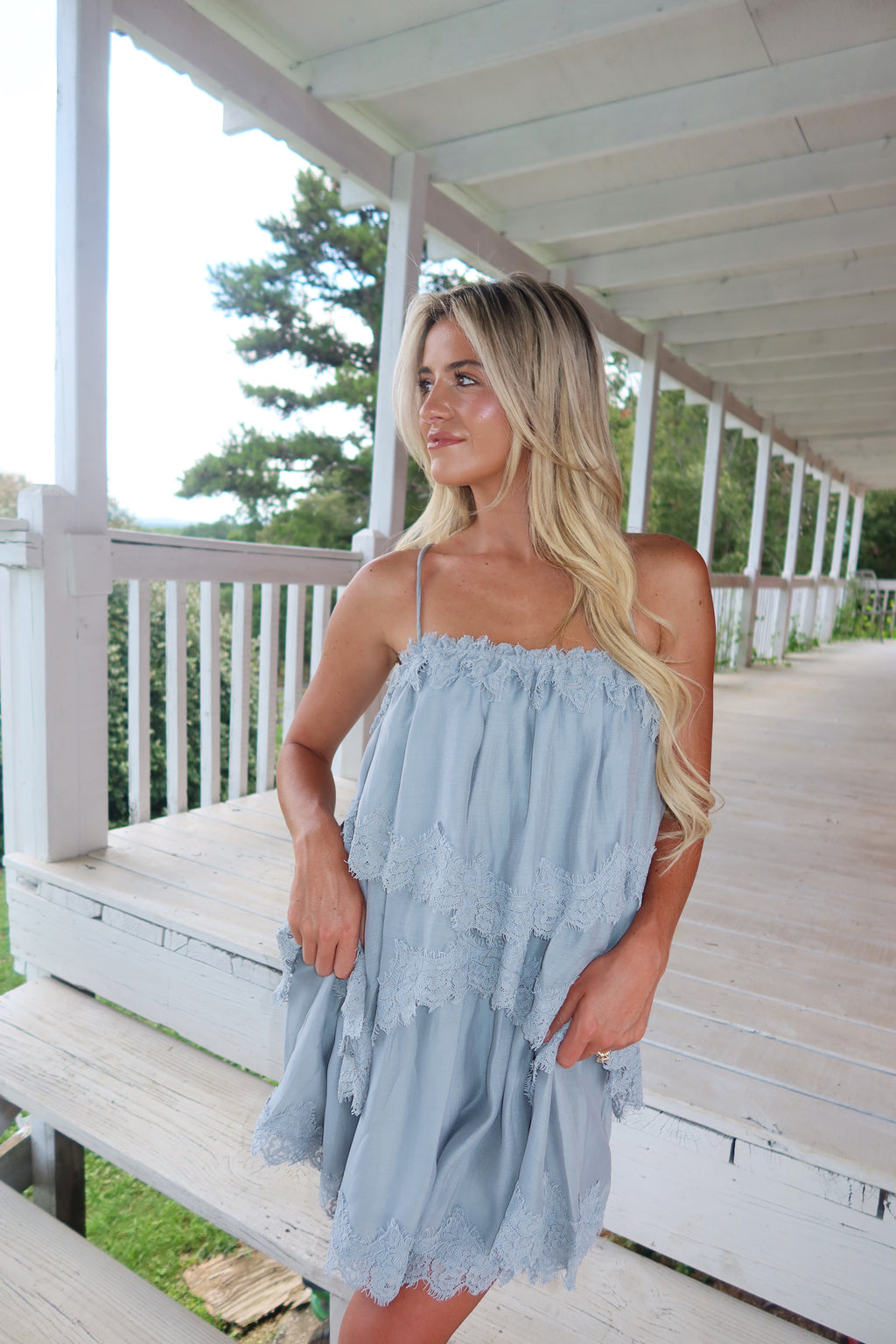 Brighton Tiered Mini Dress