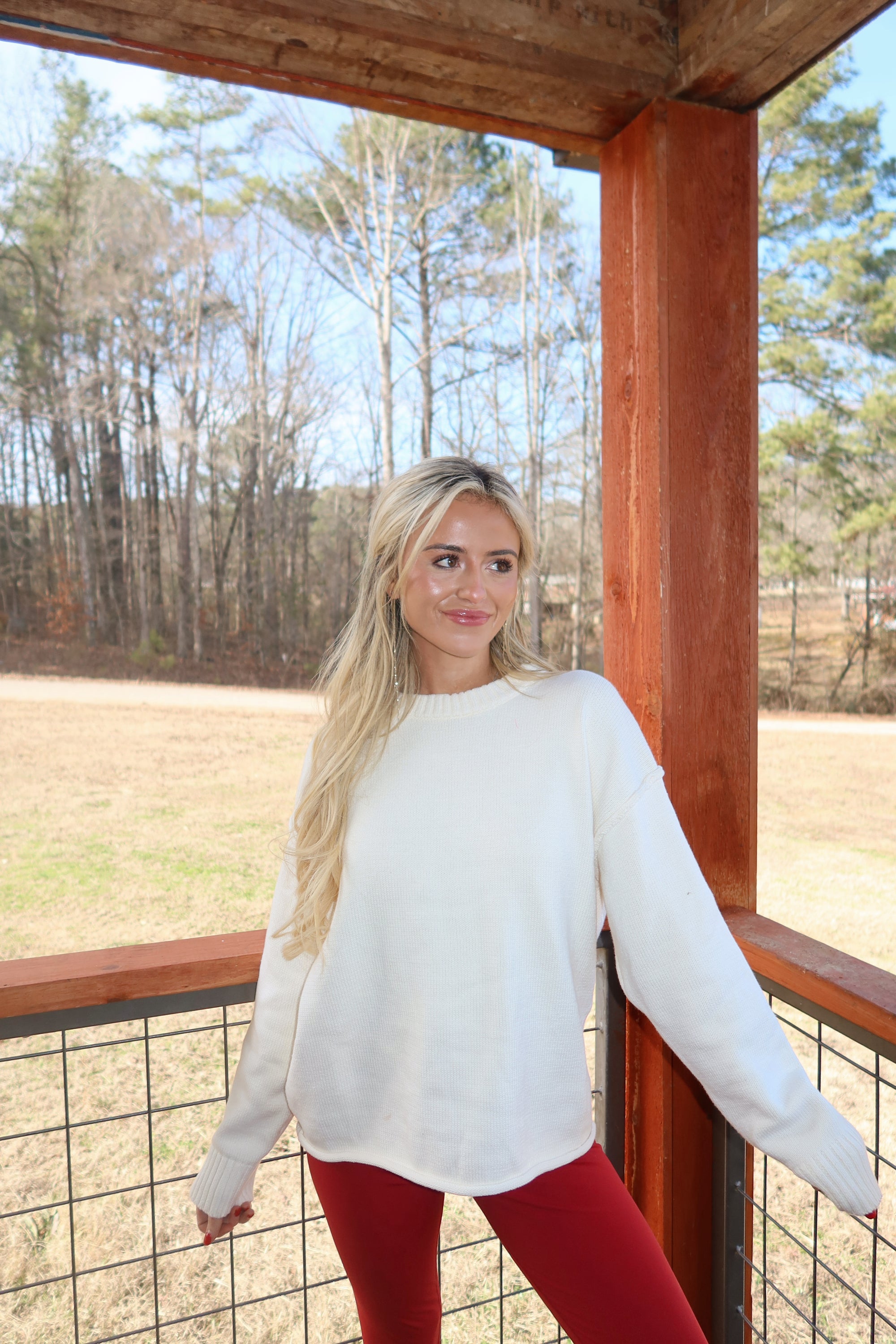 Ivory Ease Sweater
