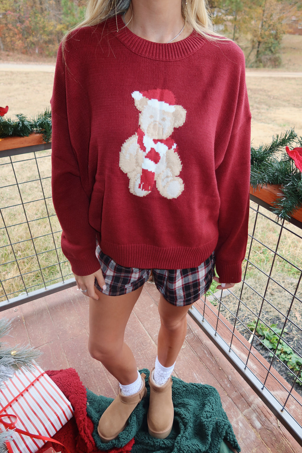 Santa Bear Sweater